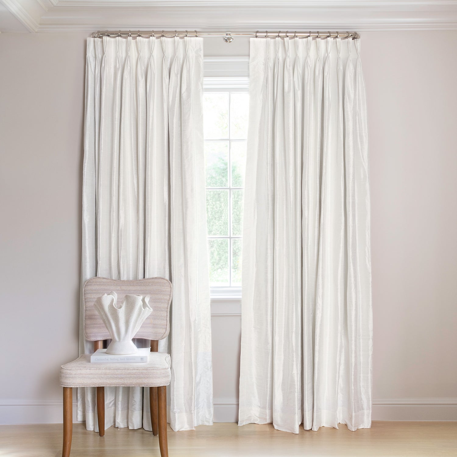 FEATURED: Shown in Pinch Pleat / Blackout