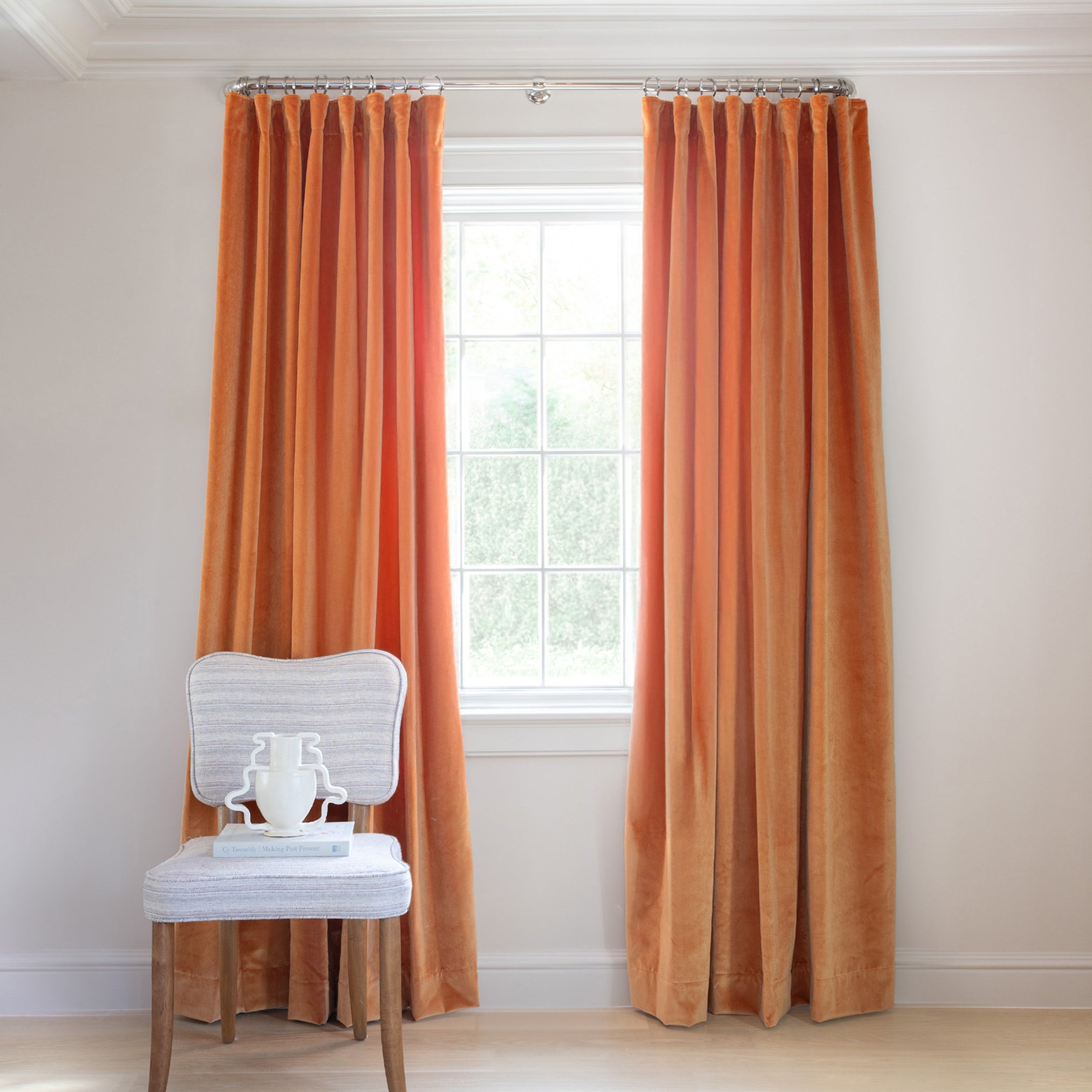 Autumn Velvet Custom Curtain