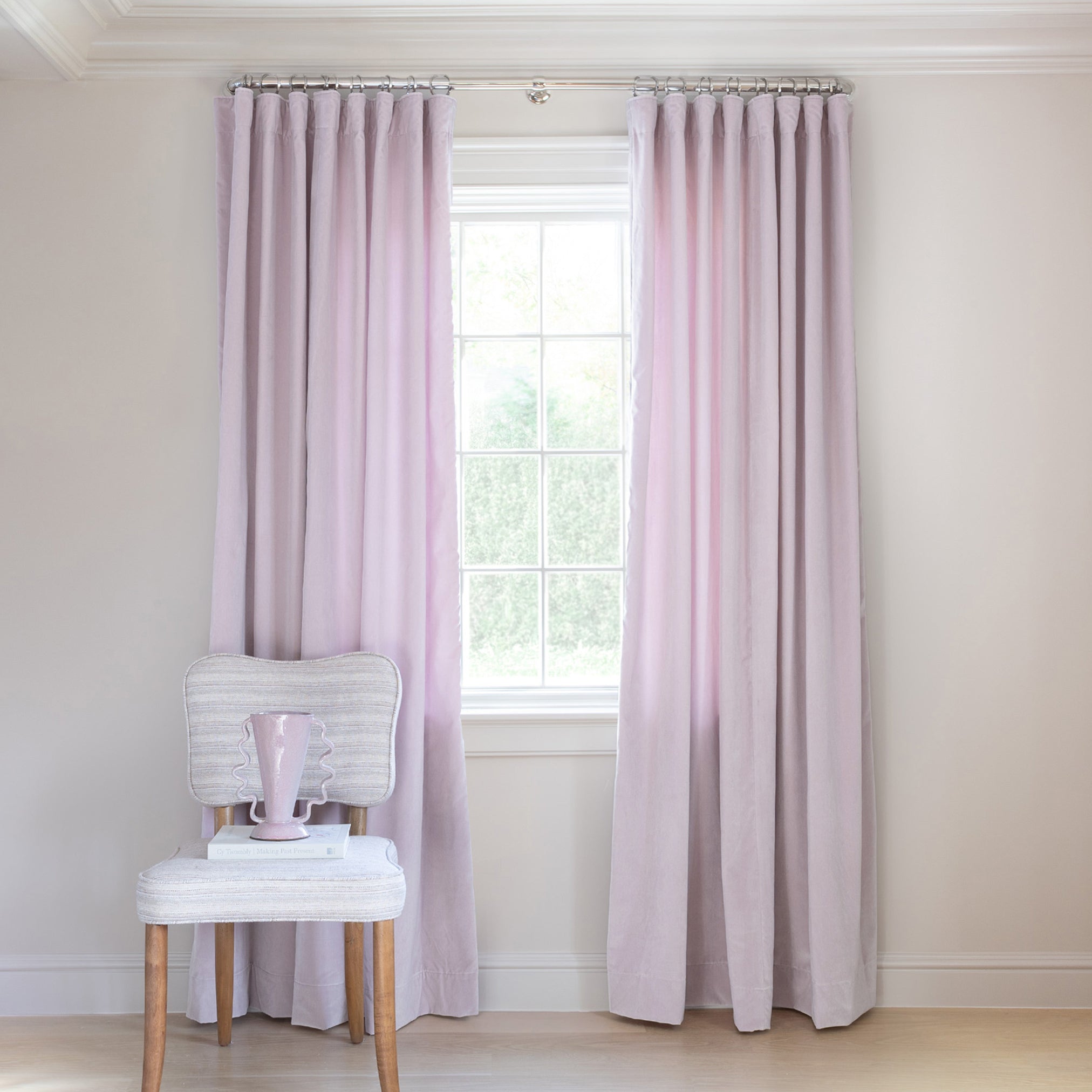 Purple velvet curtains sales