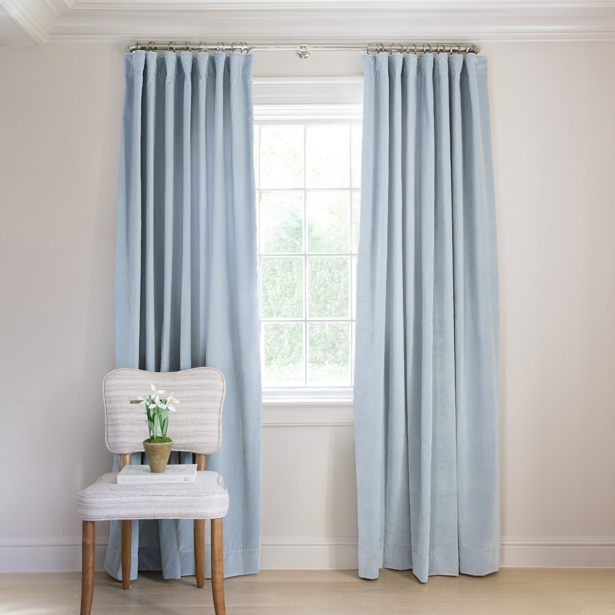 Sky Velvet Custom Curtain - Thumbnail 2