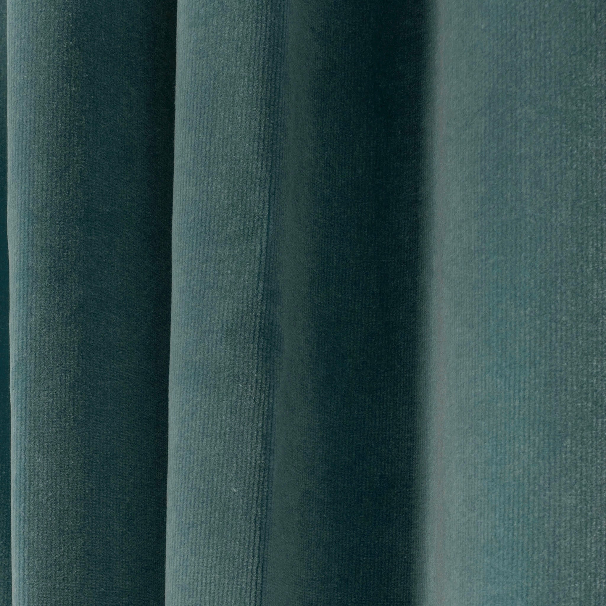 Peacock Velvet Custom Curtain - Thumbnail 2