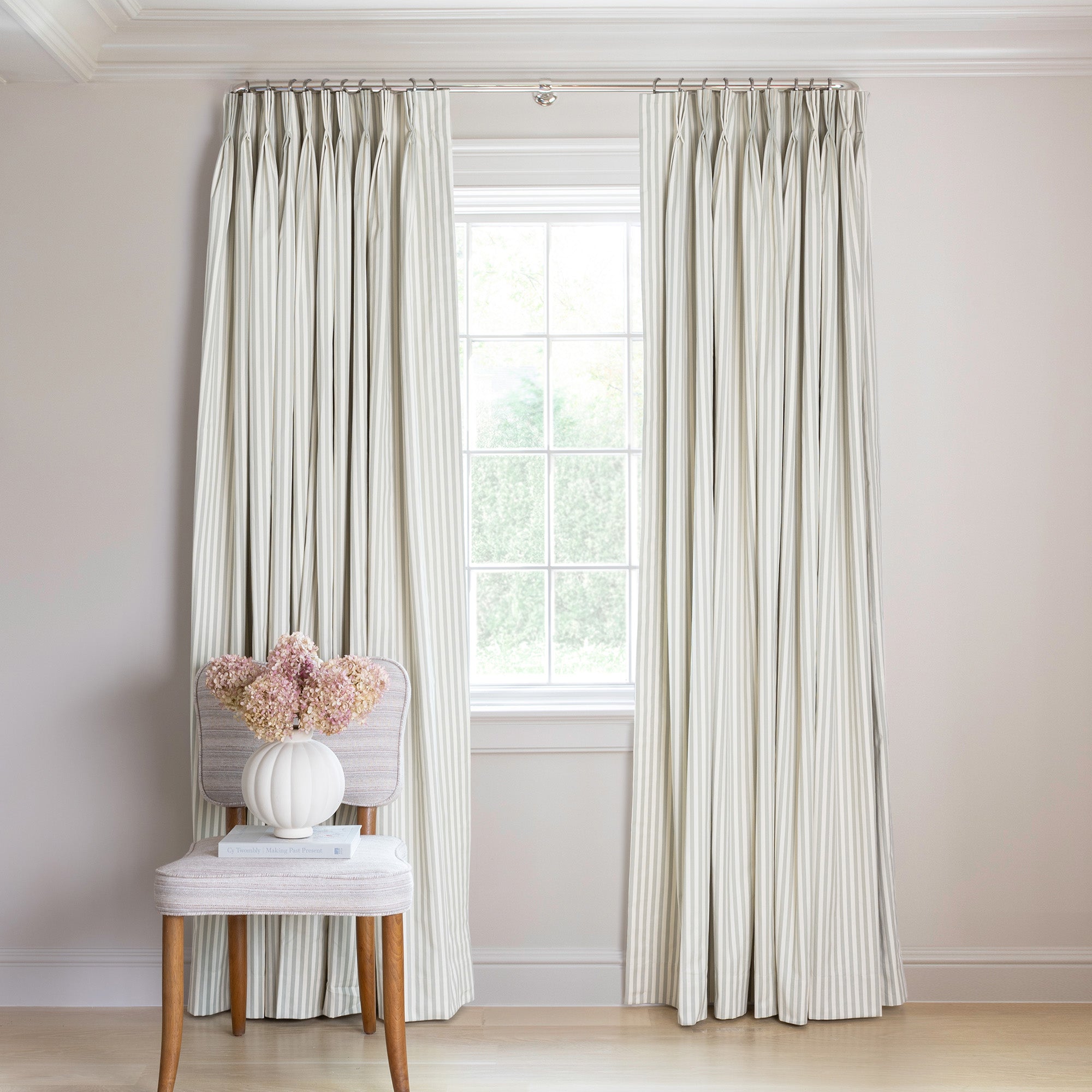 Louisa Sage Custom Curtain