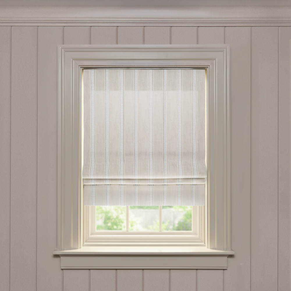  margot flour custom neutral roman shade: margot flour | pepper homeon white background