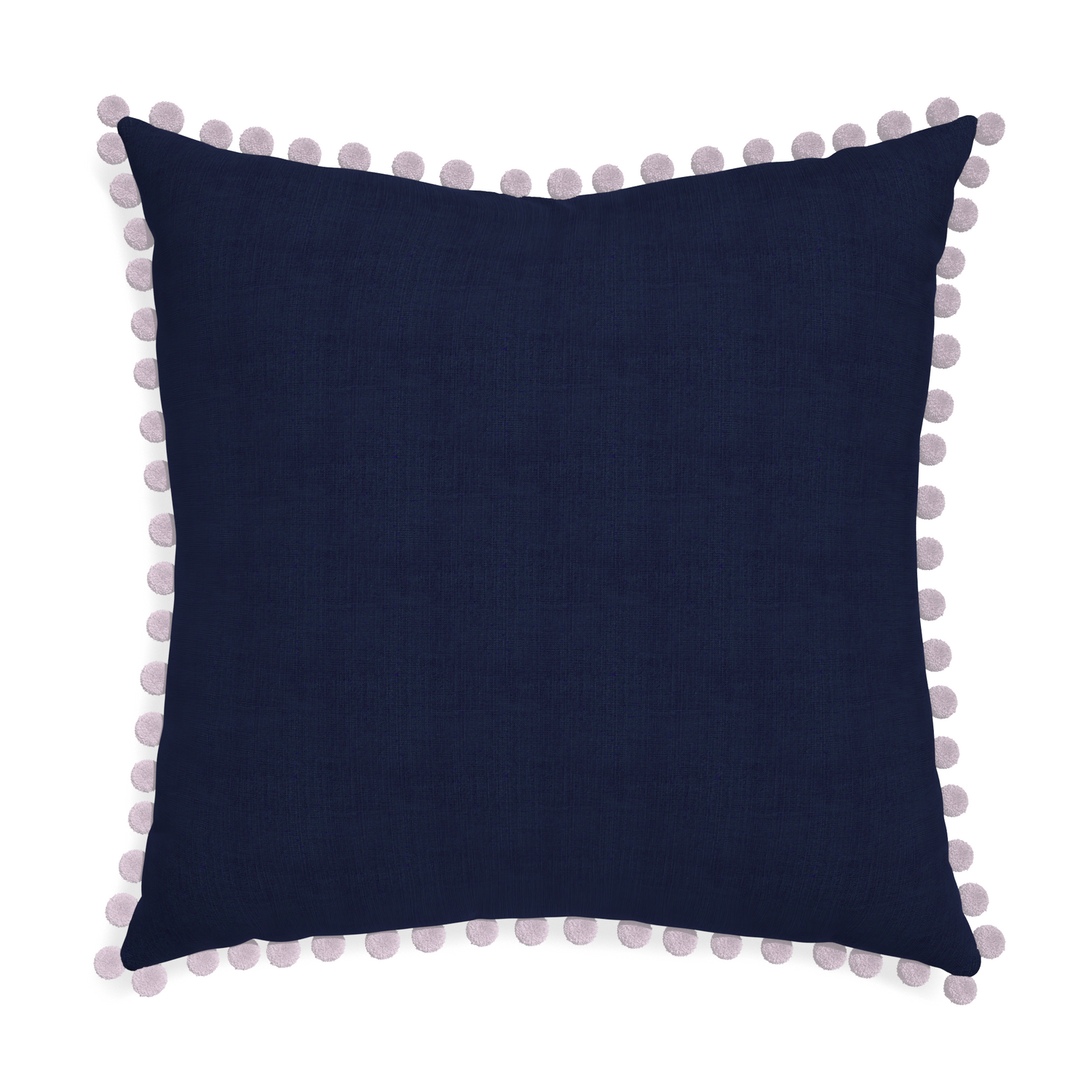 Euro-sham midnight custom pillow with l on white background