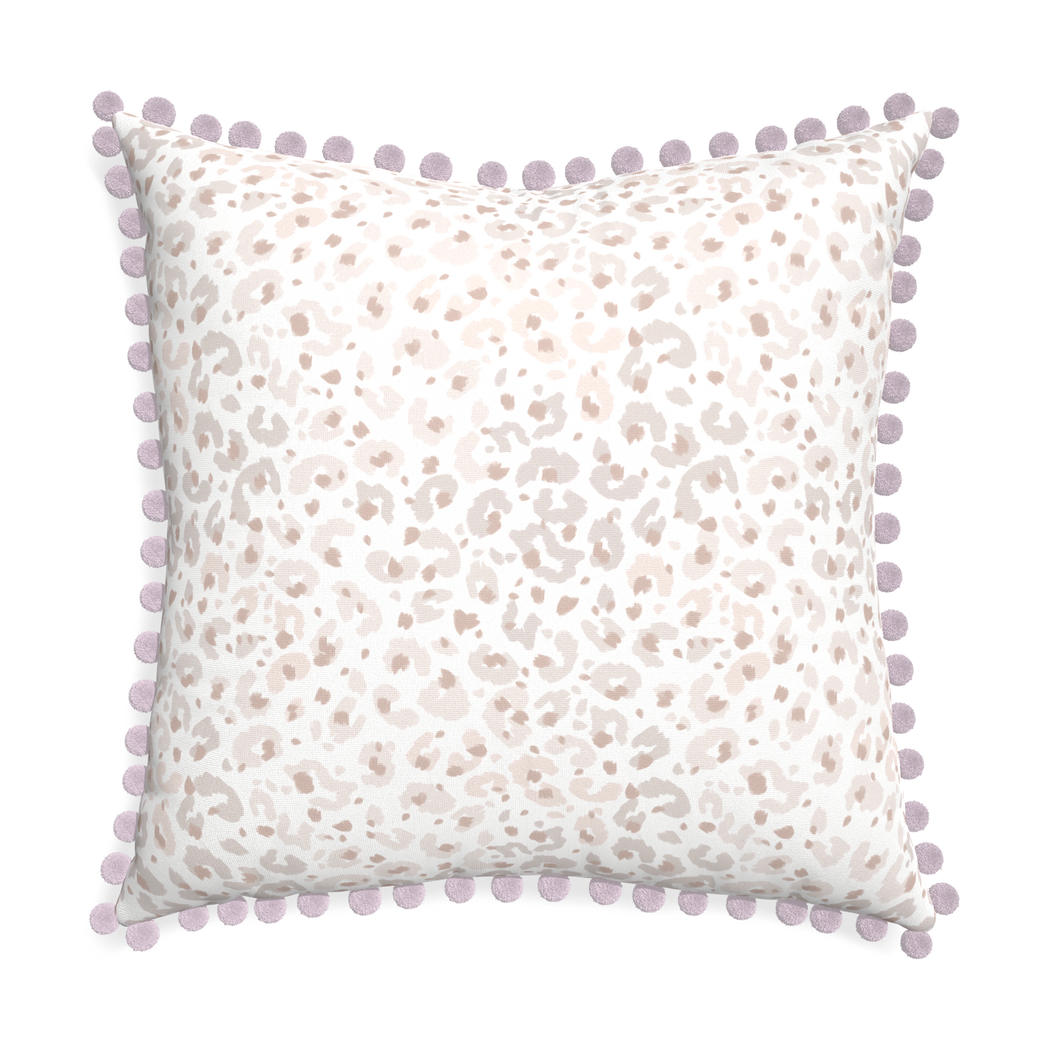 Euro-sham rosie custom pillow with l on white background