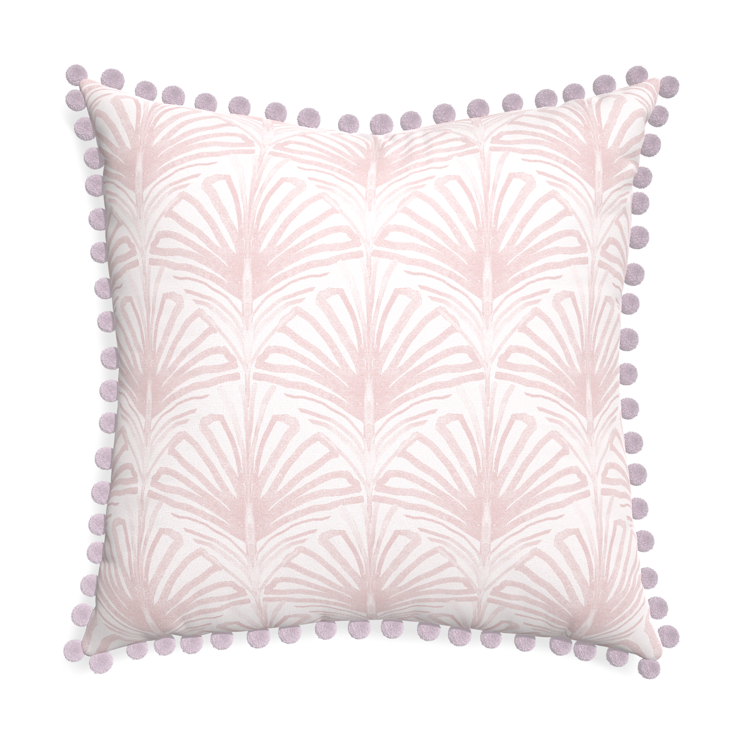 Euro-sham suzy rose custom pillow with l on white background