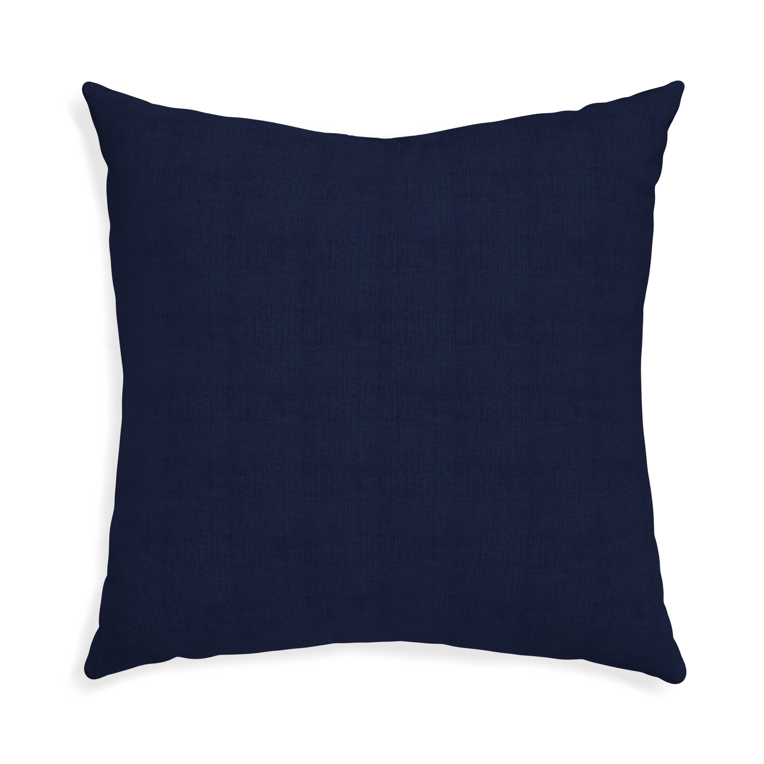 Euro-sham midnight custom pillow with none on white background