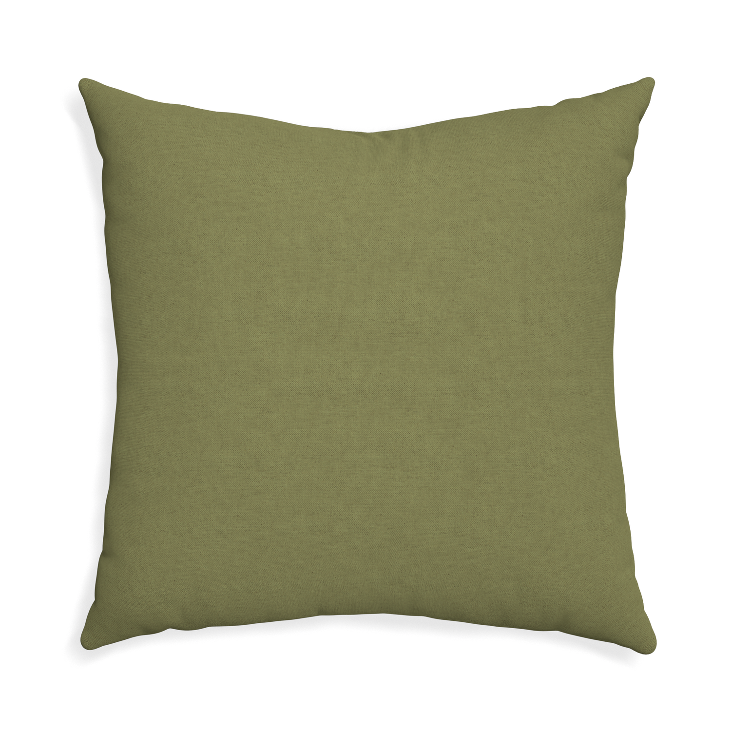 Euro-sham moss custom moss greenpillow with none on white background