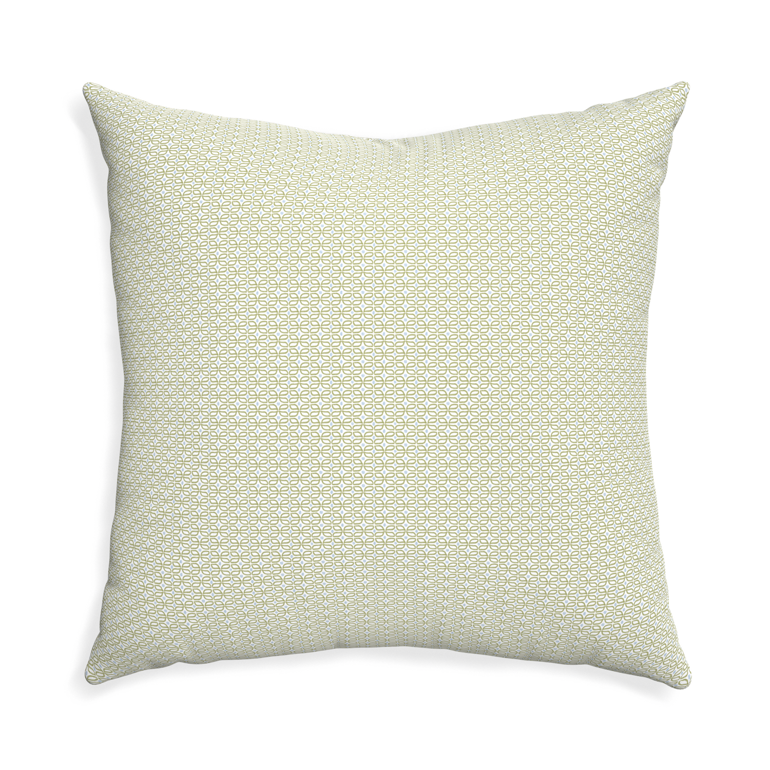 Euro-sham loomi moss custom pillow with none on white background