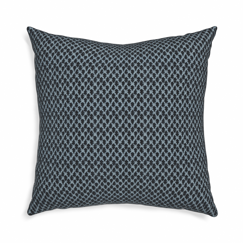 Euro-sham quinn aegean custom pillow with n on white background