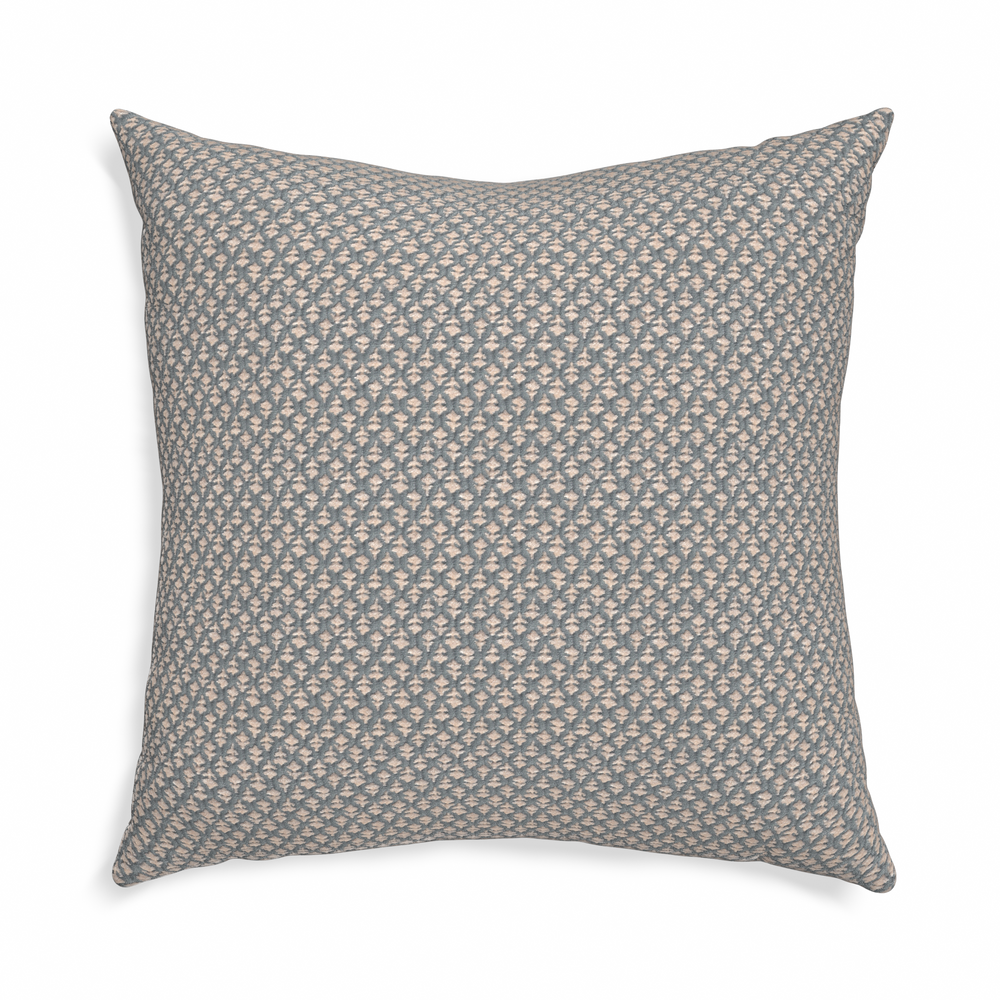 Euro-sham quinn steel custom pillow with n on white background
