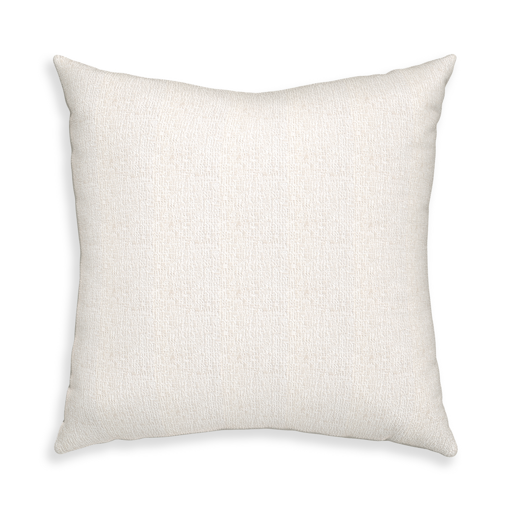 Euro-sham sand custom pillow with n on white background