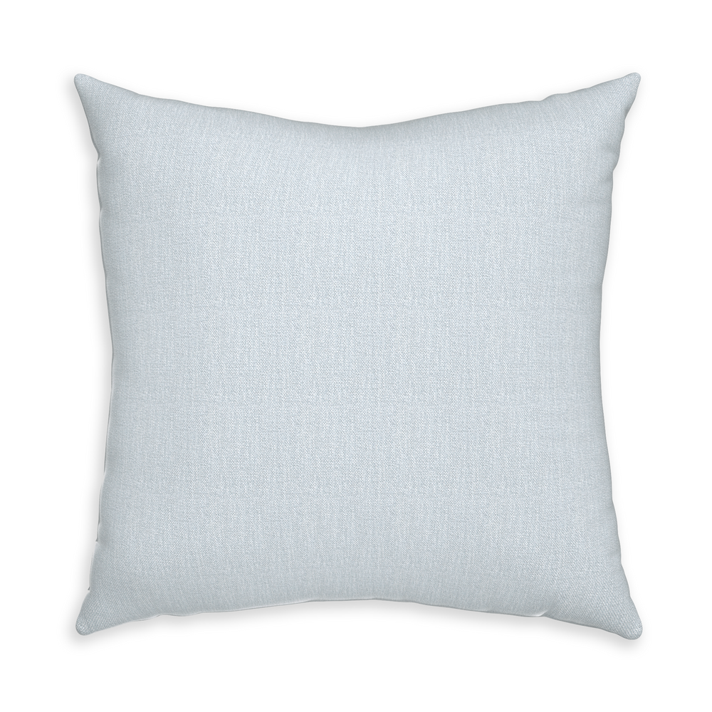 Euro-sham sky custom pillow with n on white background
