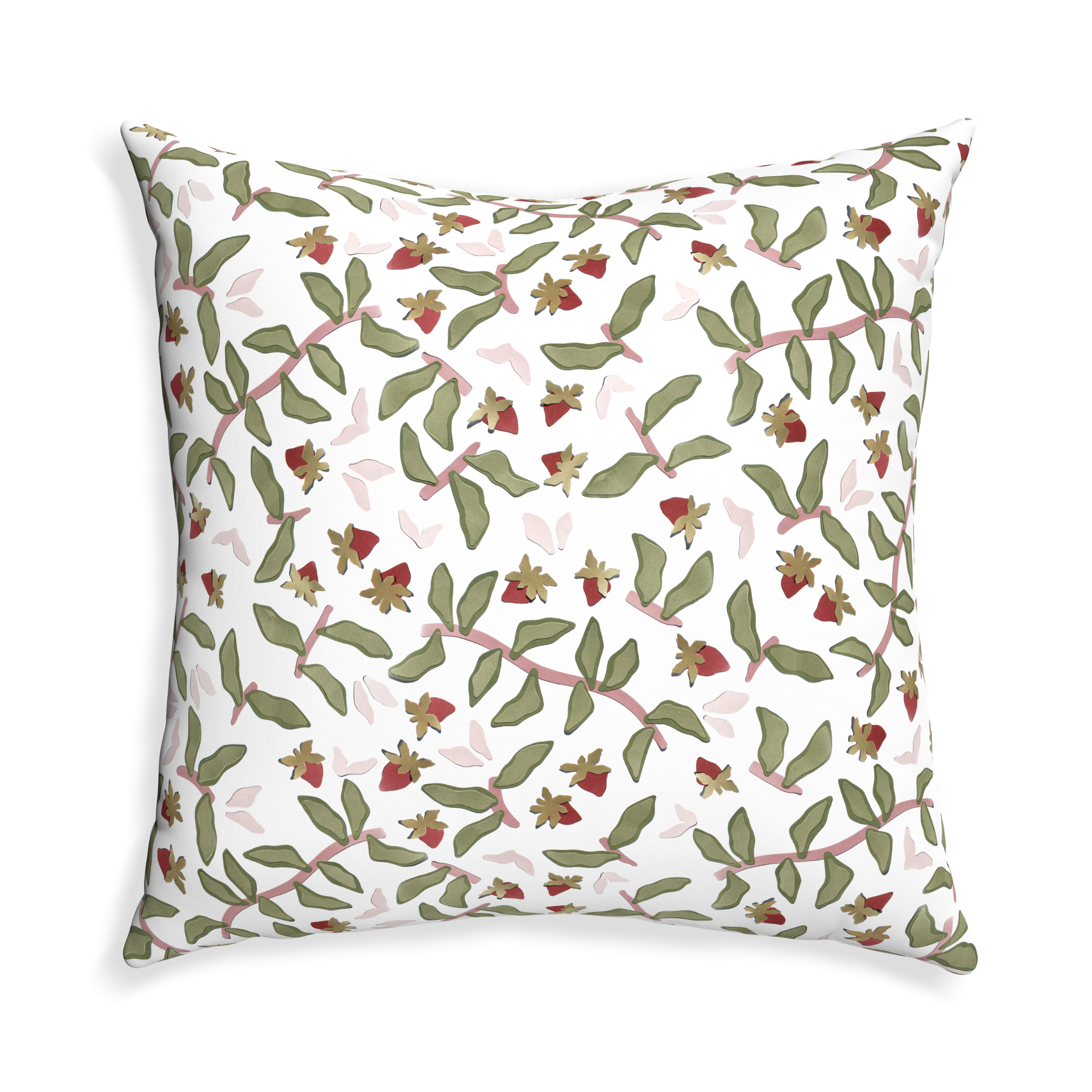 Nellie Printed Cotton Pillow - Thumbnail 5