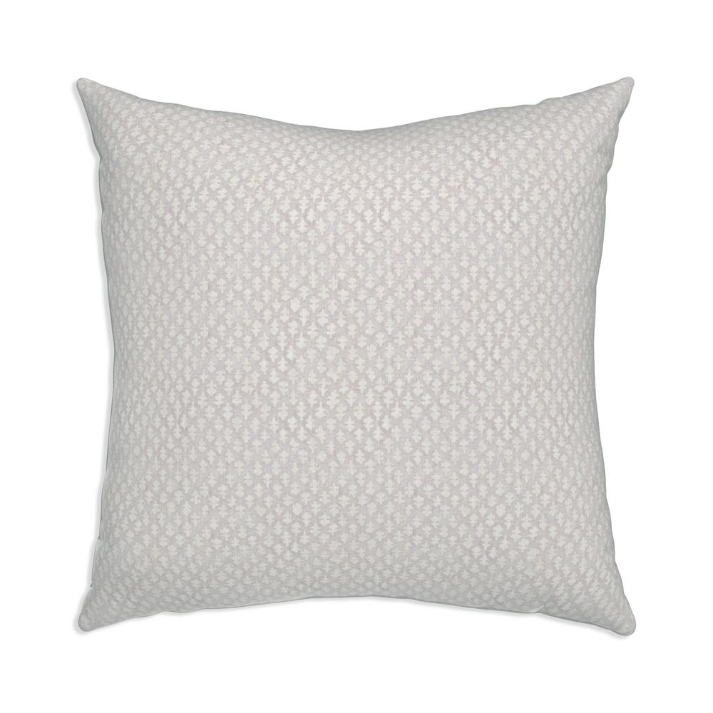 Euro-sham quinn wisteria custom pillow with n on white background
