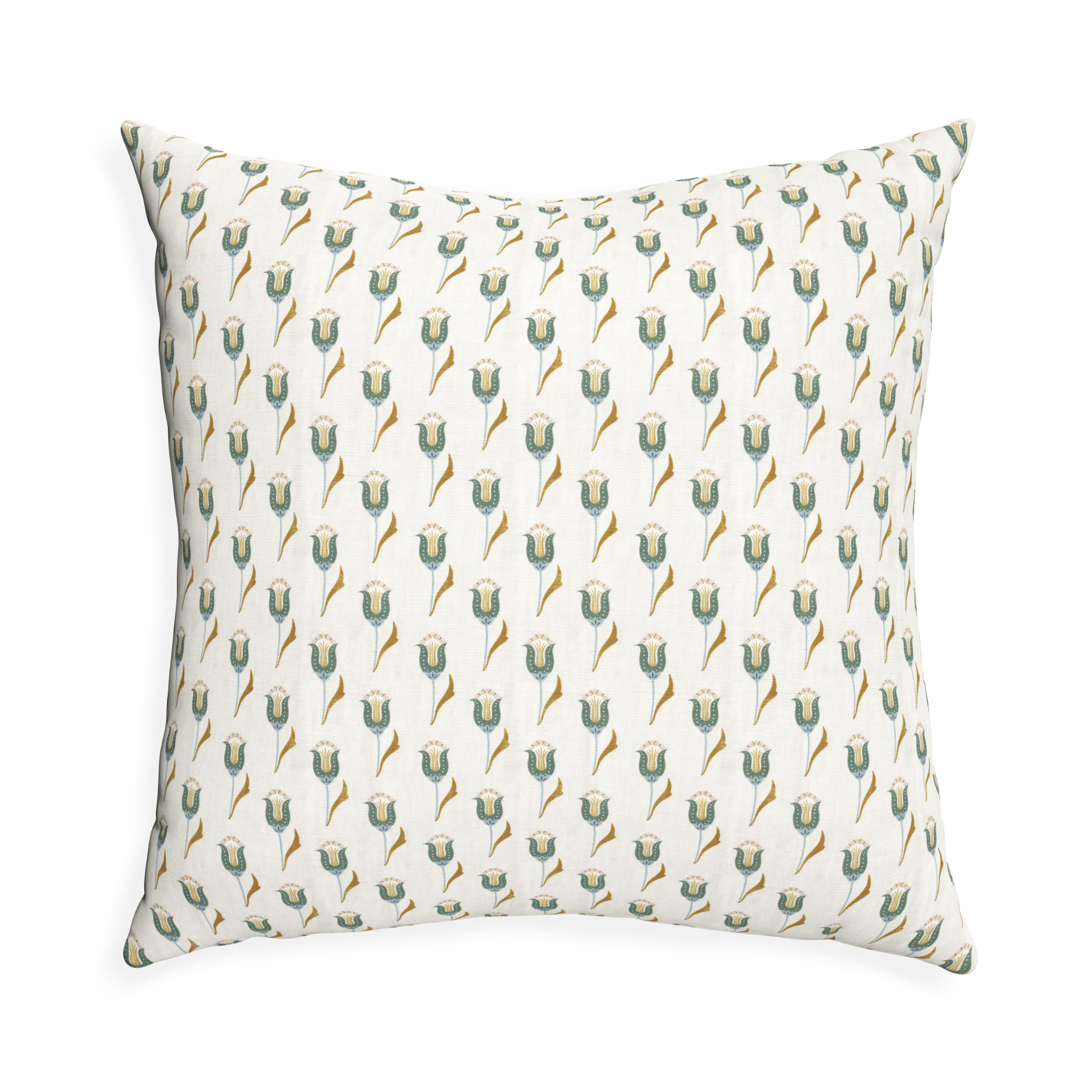 Pillow Printed Cotton Annabelle Peacock - Thumbnail 4