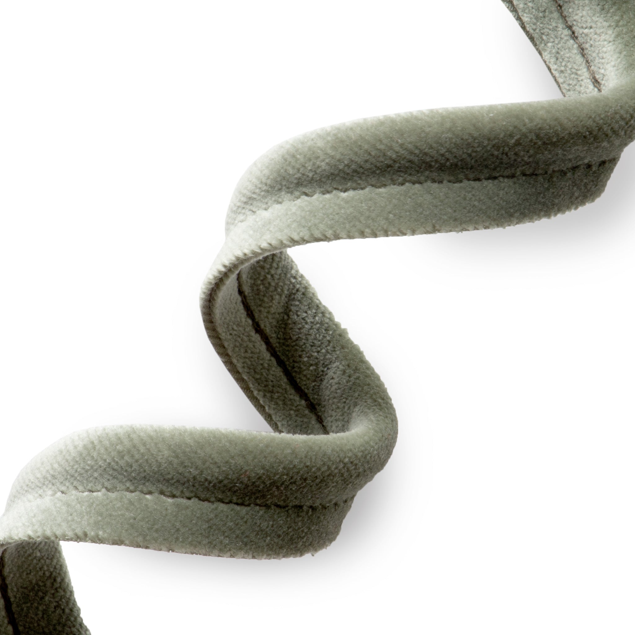 Green Velvet Piping Sample | Pepper Home