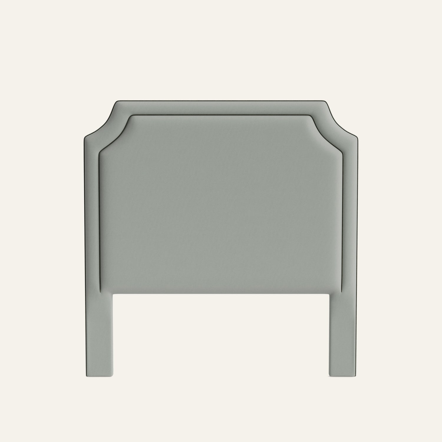 FEATURED: Shown in Queen / 4" Channel / Fern Velvet Welt