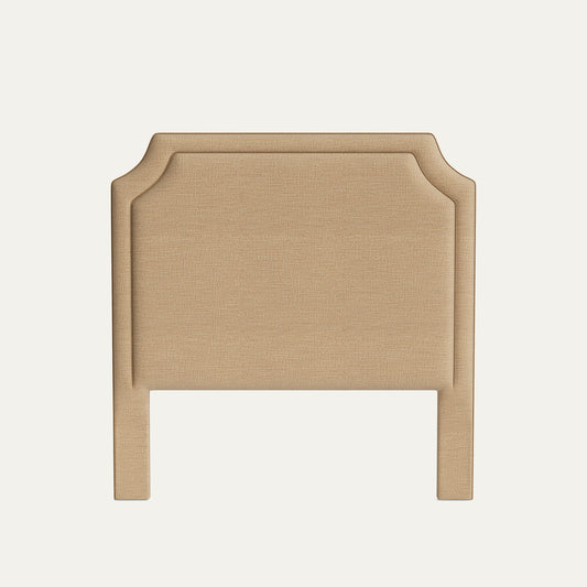 FEATURED: Shown in Queen / 4" Channel / Camel Velvet Welt
