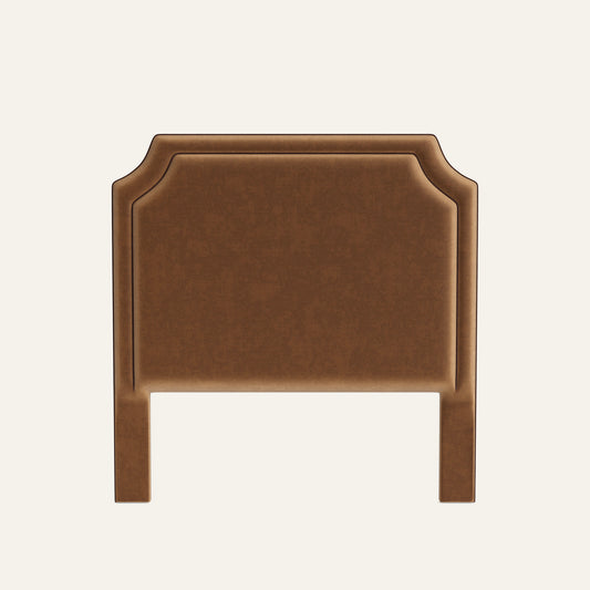 FEATURED: Shown in Queen / 4" Channel / Walnut Velvet Welt