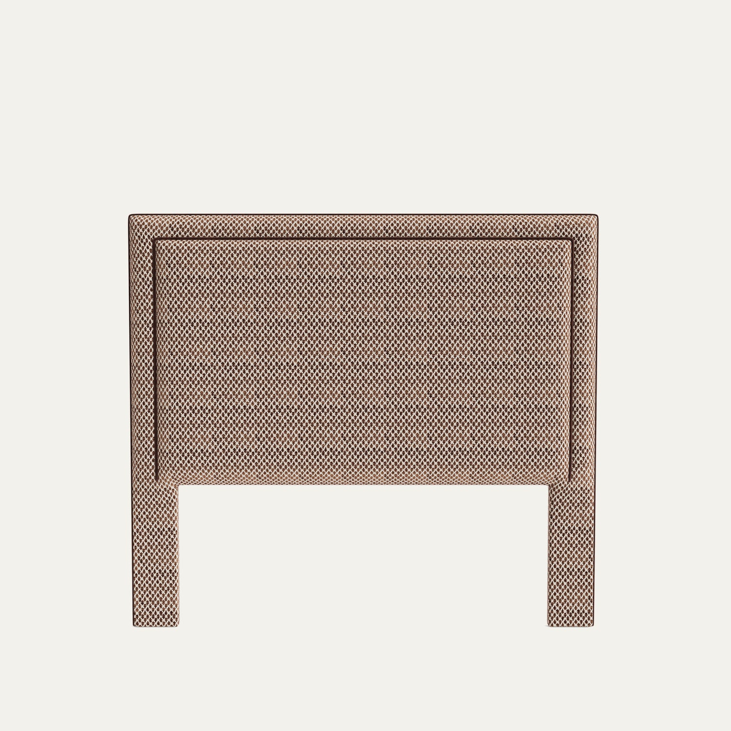 FEATURED: Shown in Queen / 4" Channel / Walnut Velvet Welt