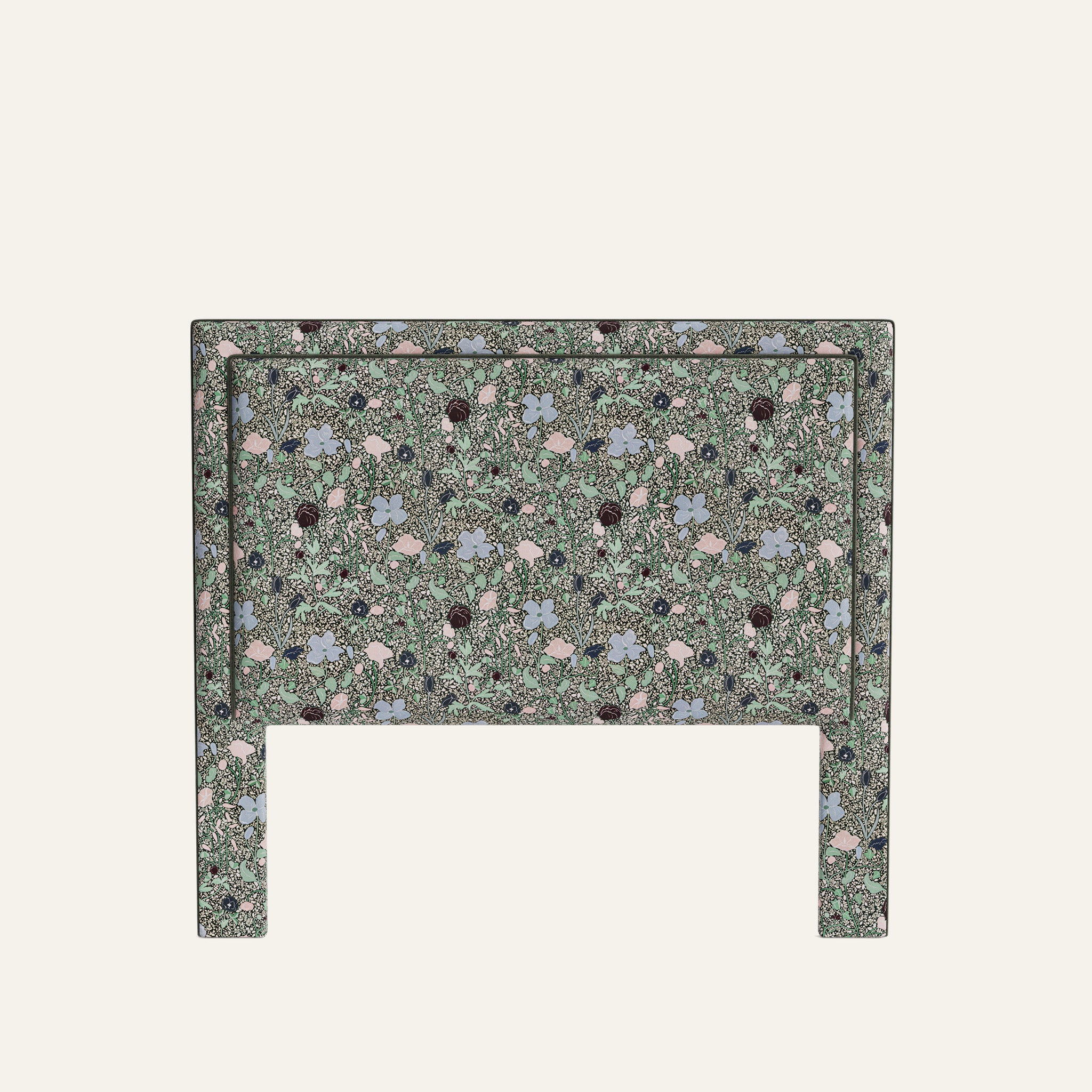 FEATURED: Shown in Queen / 4" Channel / Fern Velvet Welt