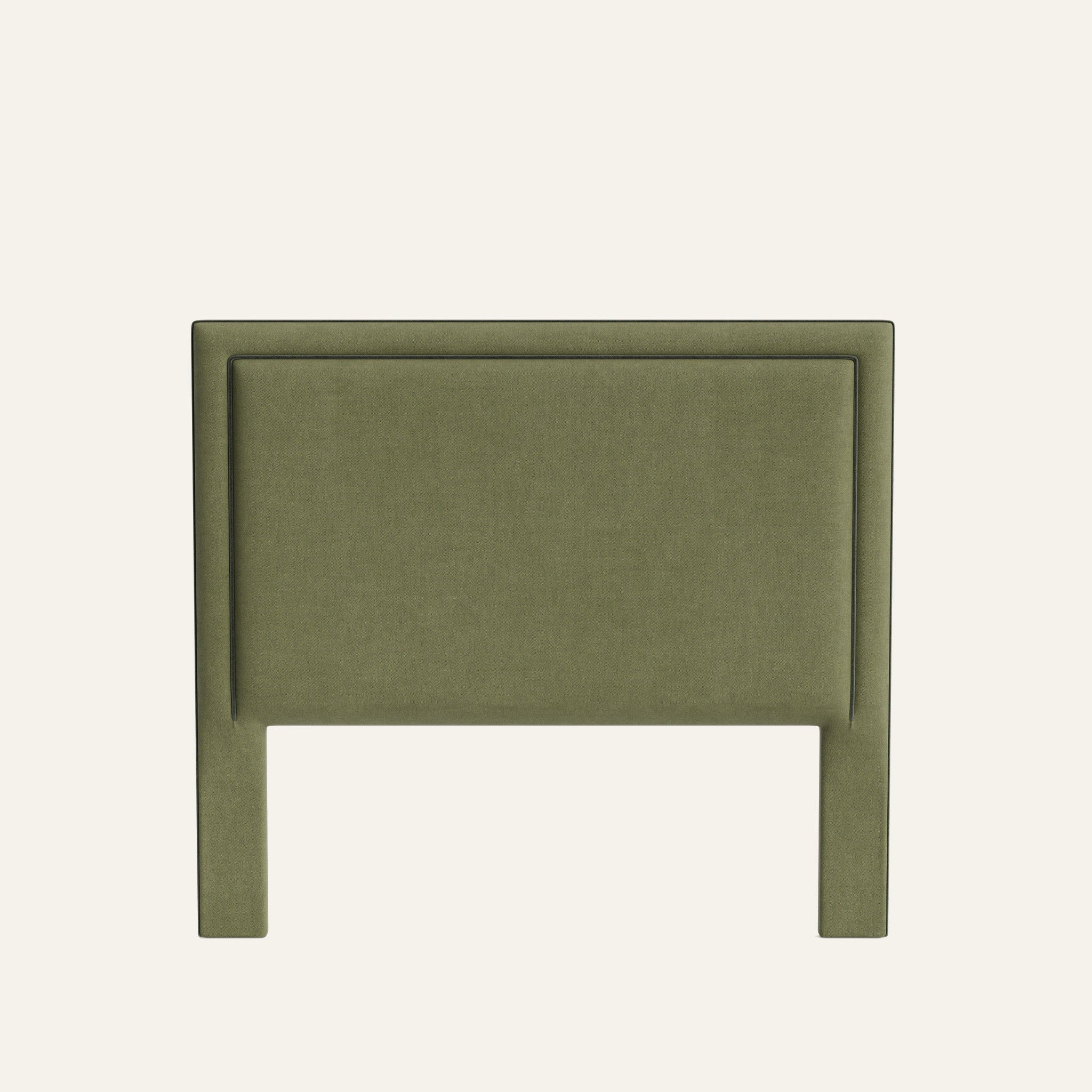 FEATURED: Shown in Queen / 4" Channel / Fern Velvet Welt