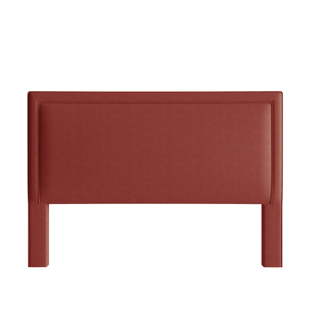 King cinnamon velvet custom on white background