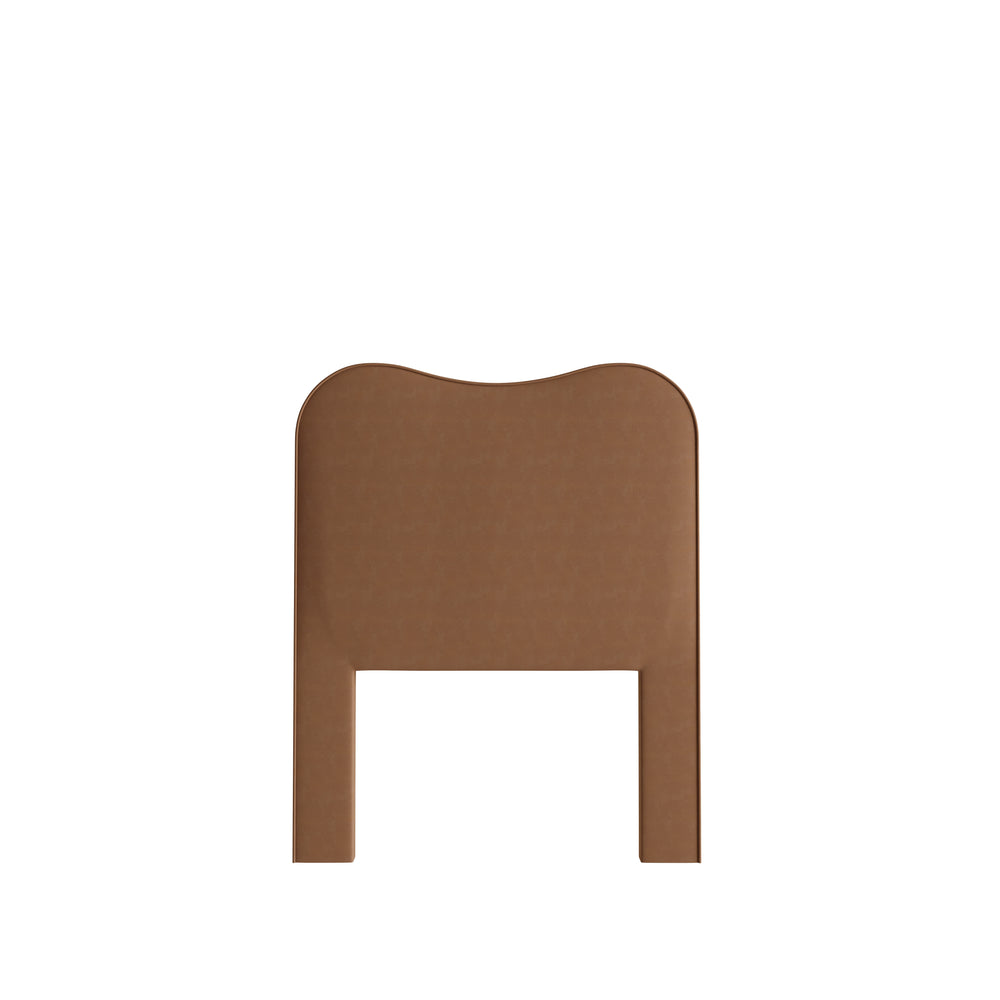 Twin honey velvet custom on white background