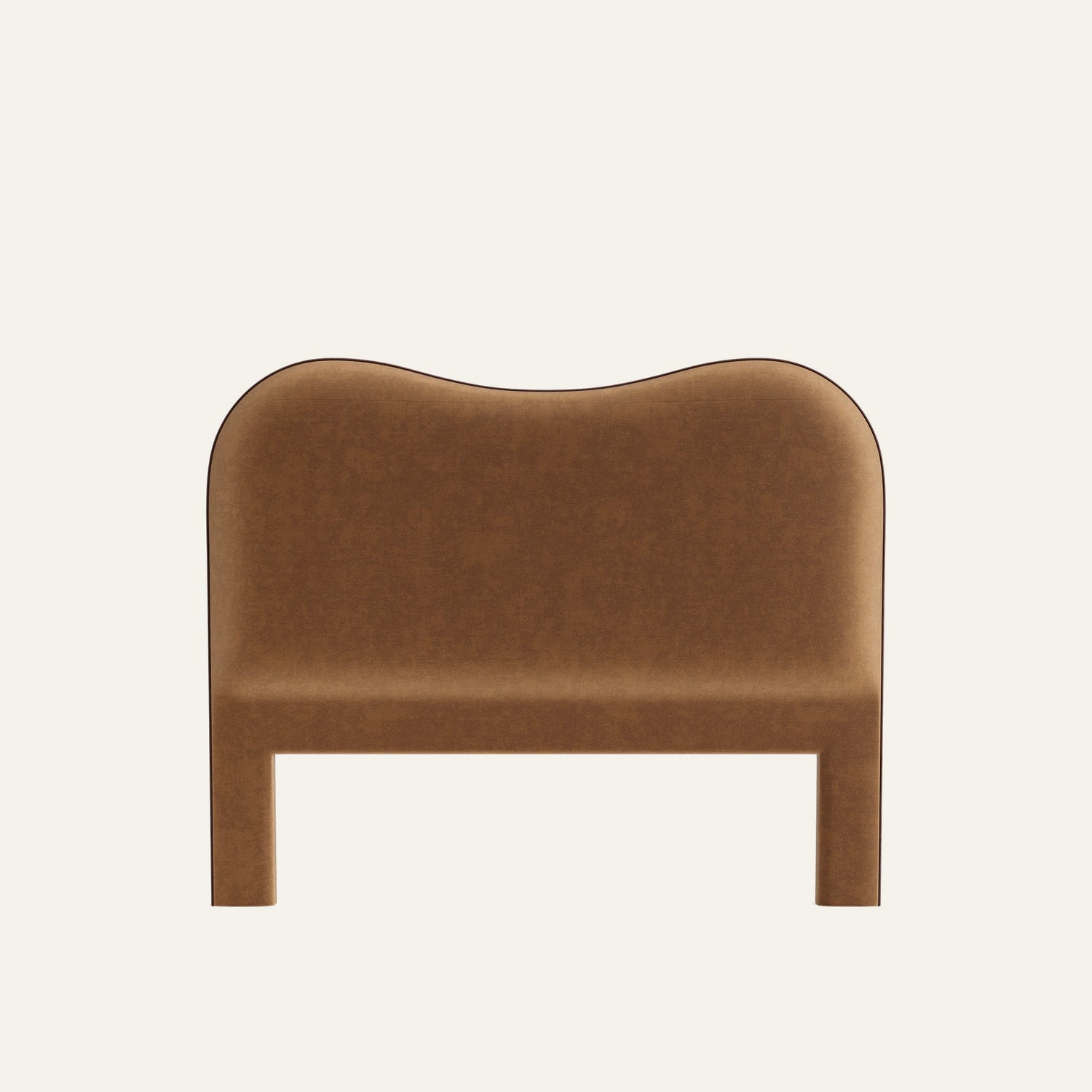 FEATURED: Shown in Queen / Walnut Velvet Welt