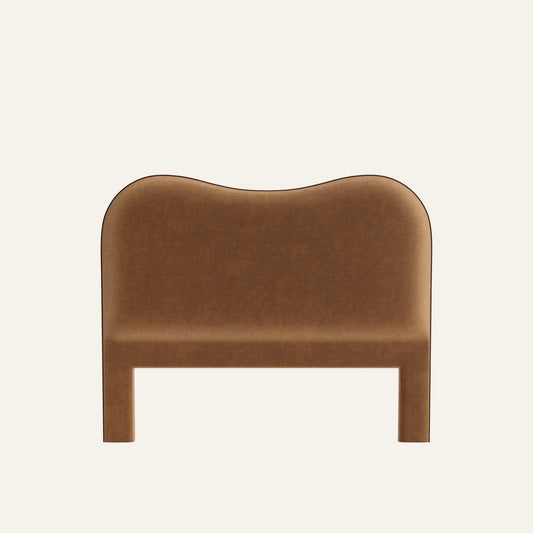 FEATURED: Shown in Queen / Walnut Velvet Welt