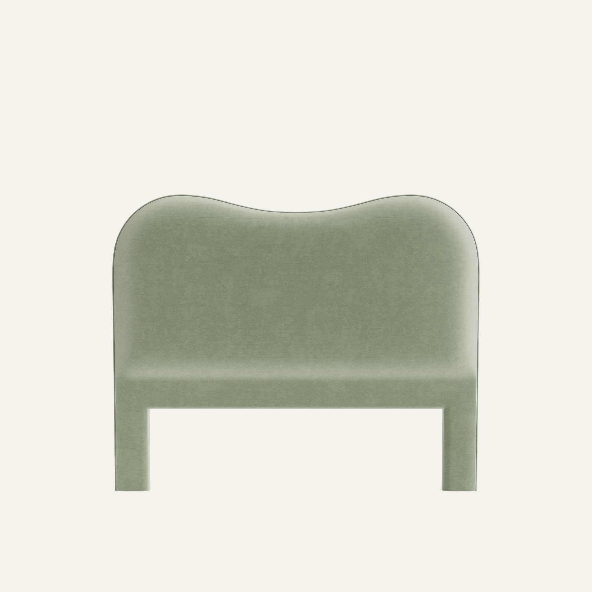 Hudson Headboard in Solid Velvet - Thumbnail 4