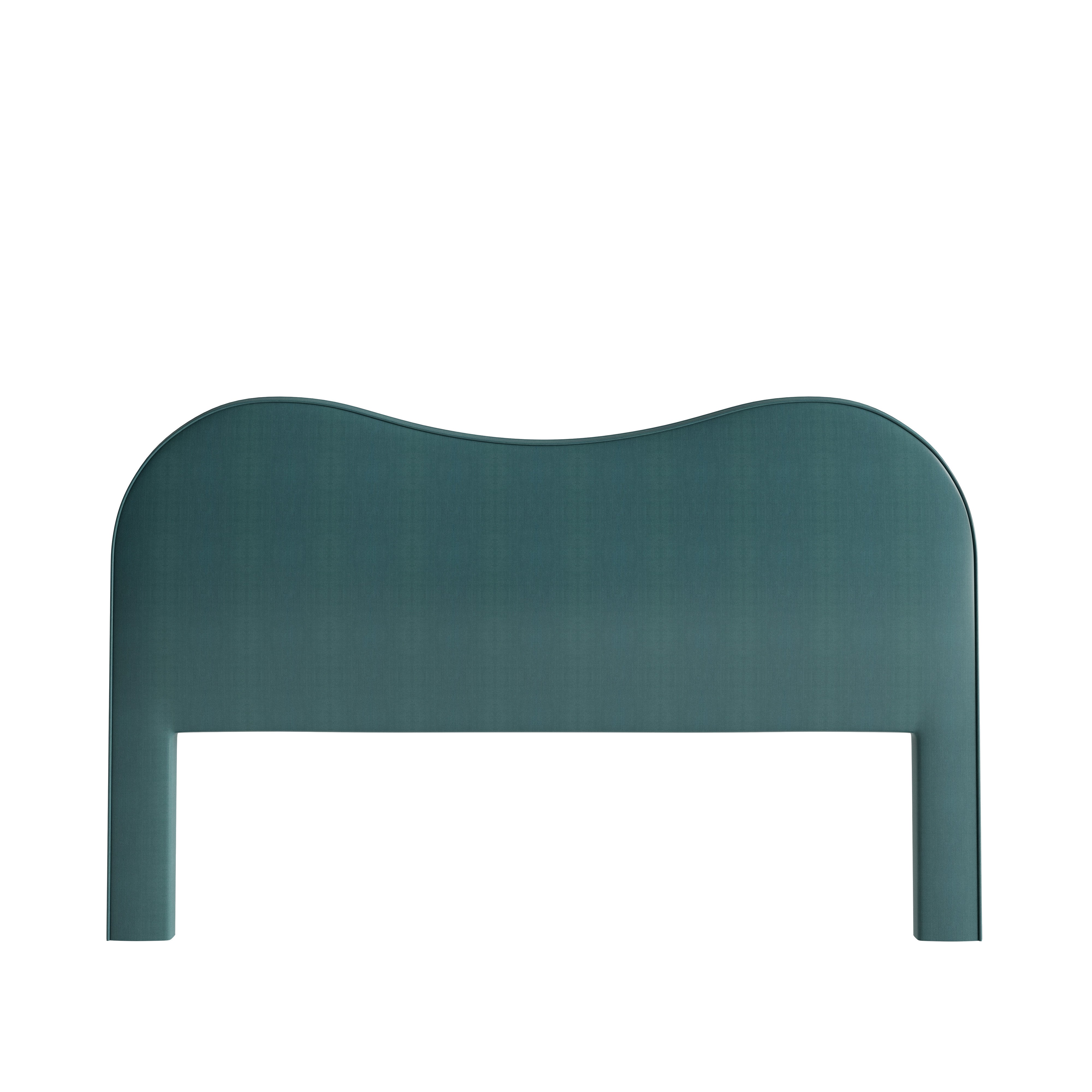 Hudson Headboard in Solid Velvet - Thumbnail 3