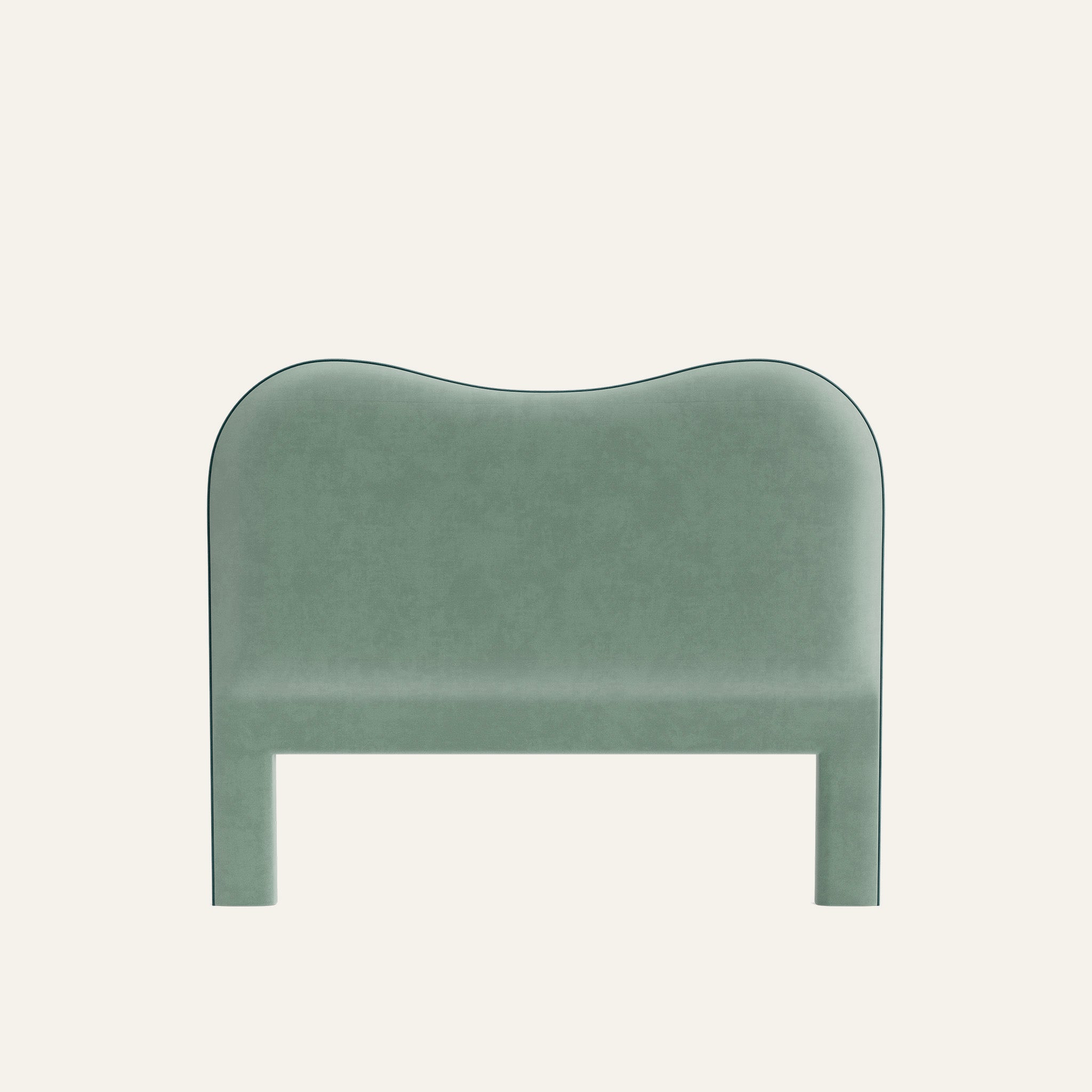 FEATURED: Shown in Queen / Peacock Velvet Welt