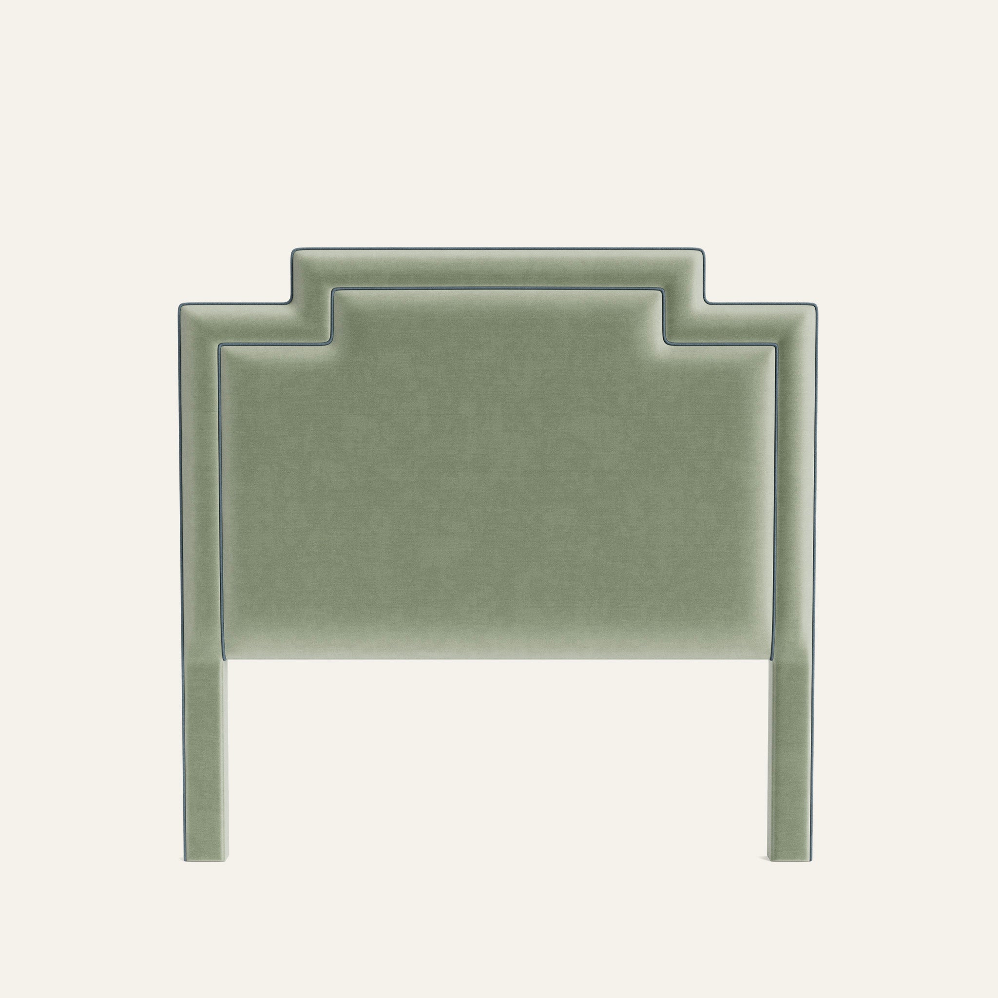 Peacock Velvet Custom James Headboard - Thumbnail 4