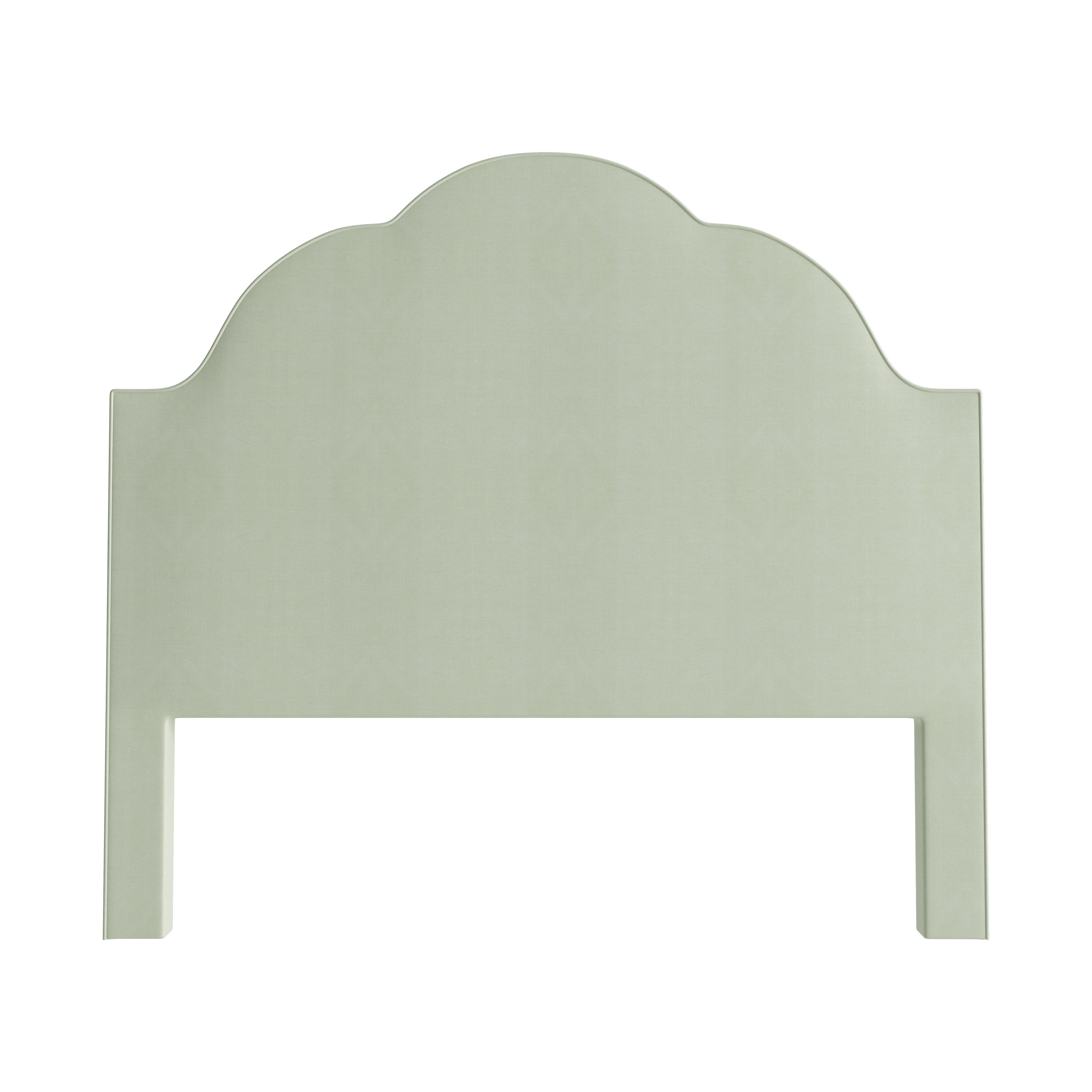 Regina Headboard in Solid Velvet - Thumbnail 2