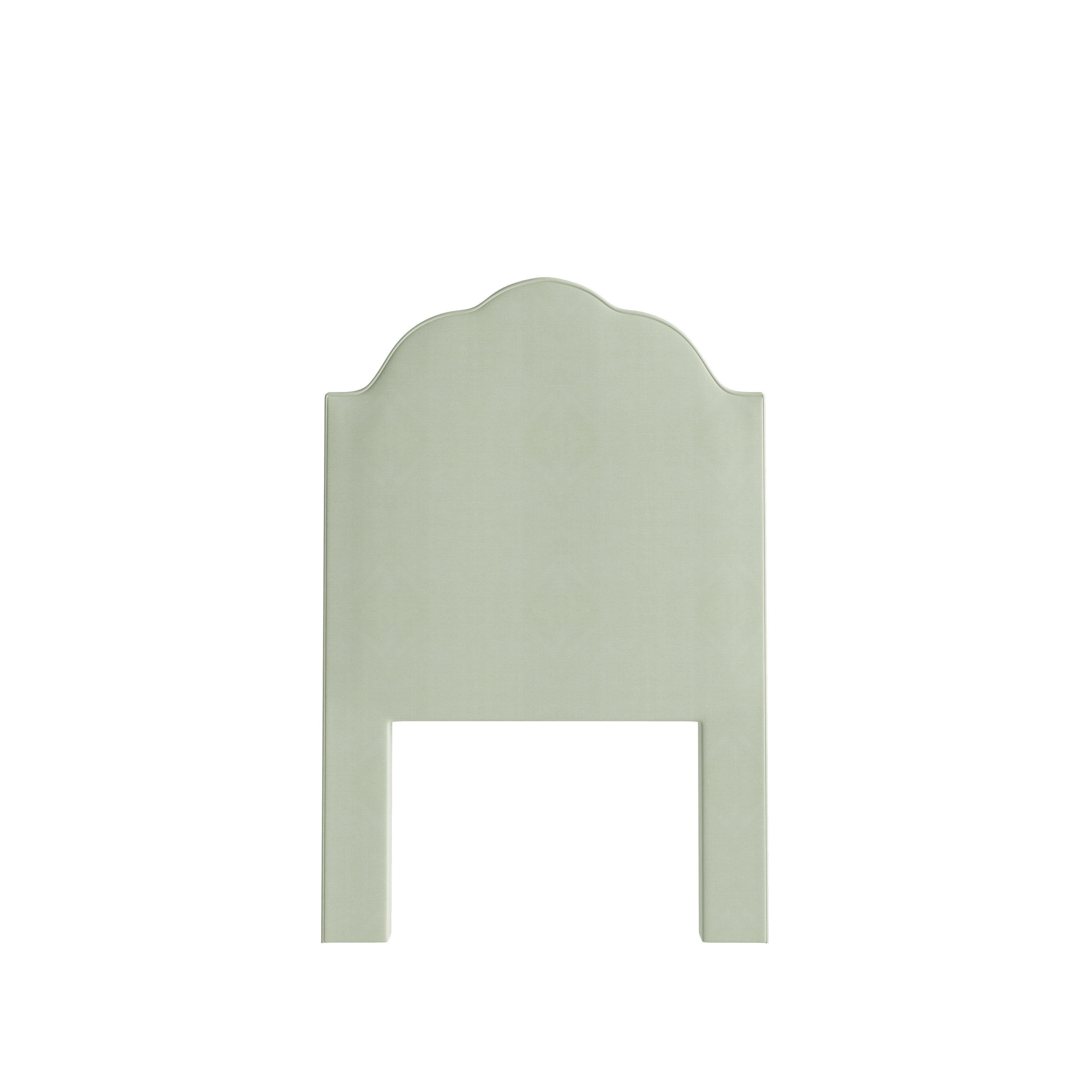 Regina Headboard in Solid Velvet - Thumbnail 4