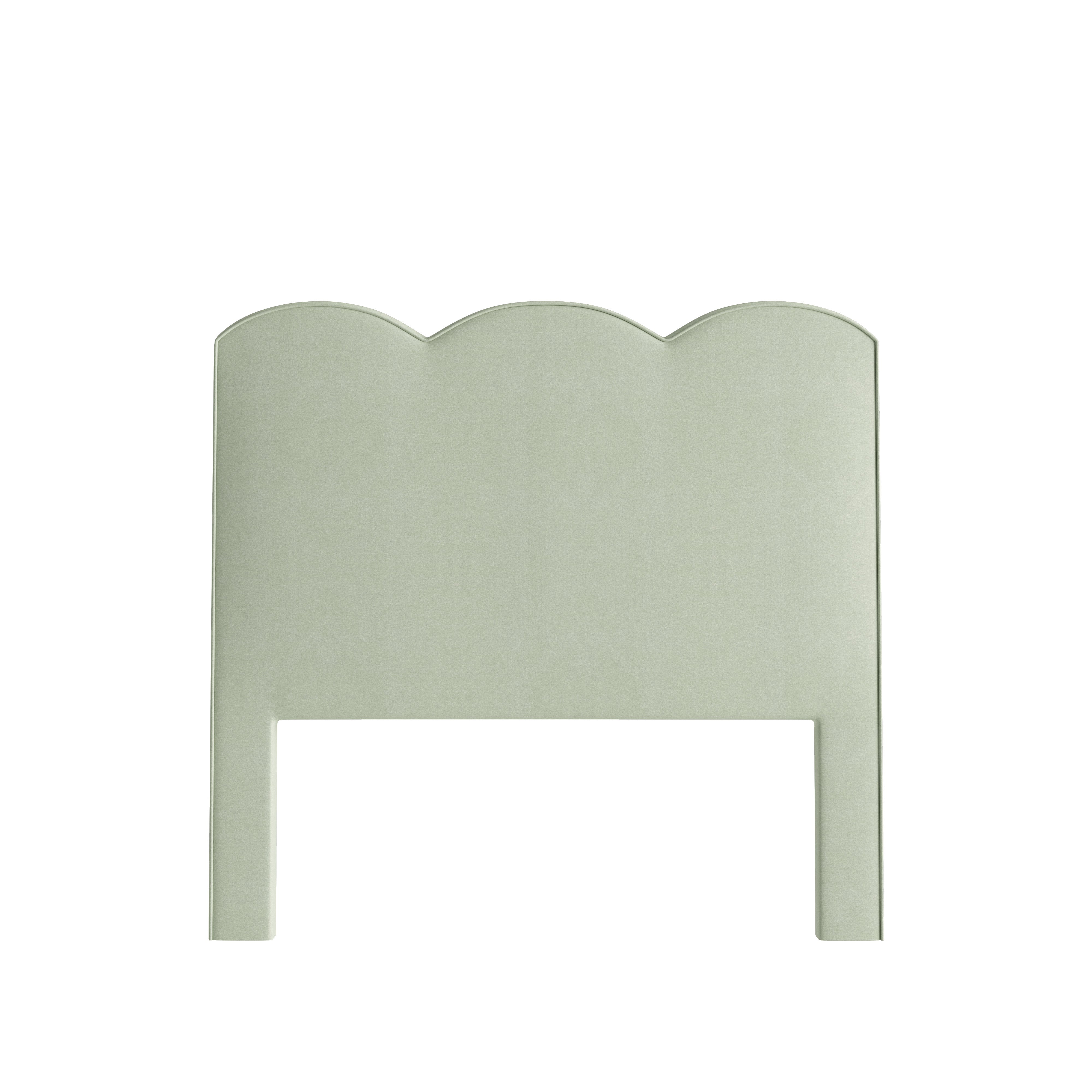 Theodora Custom Headboard in Solid Velvet - Thumbnail 3