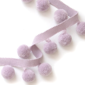 Lilac Pom Pom Close-Up