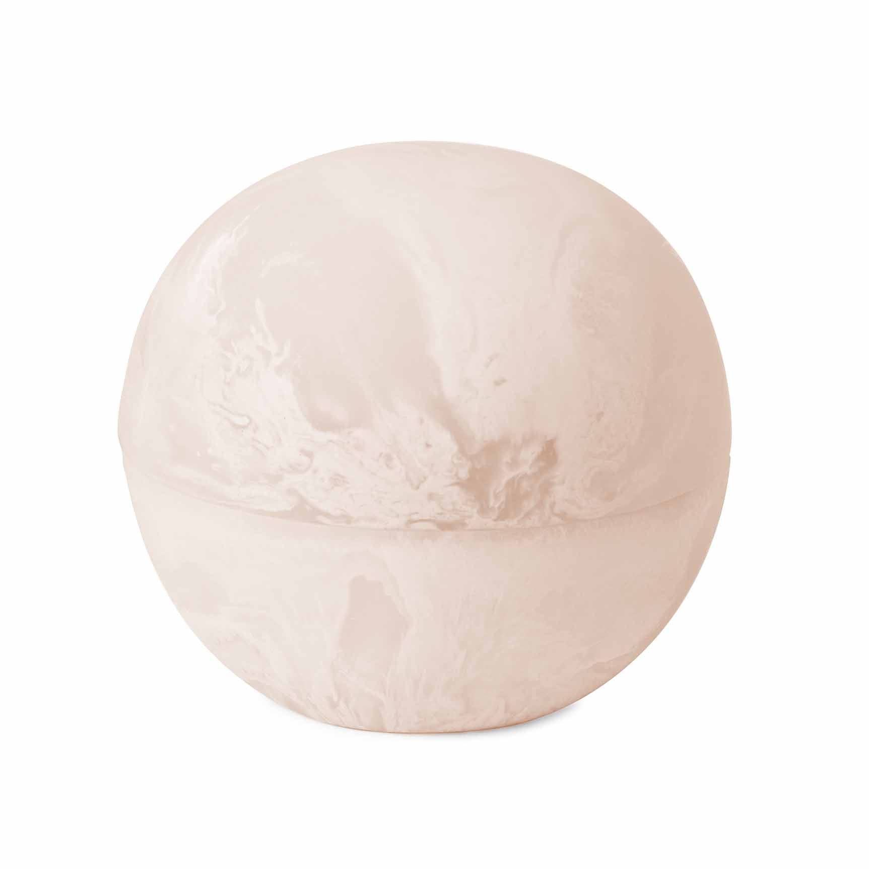 pale pink resin cotton jar