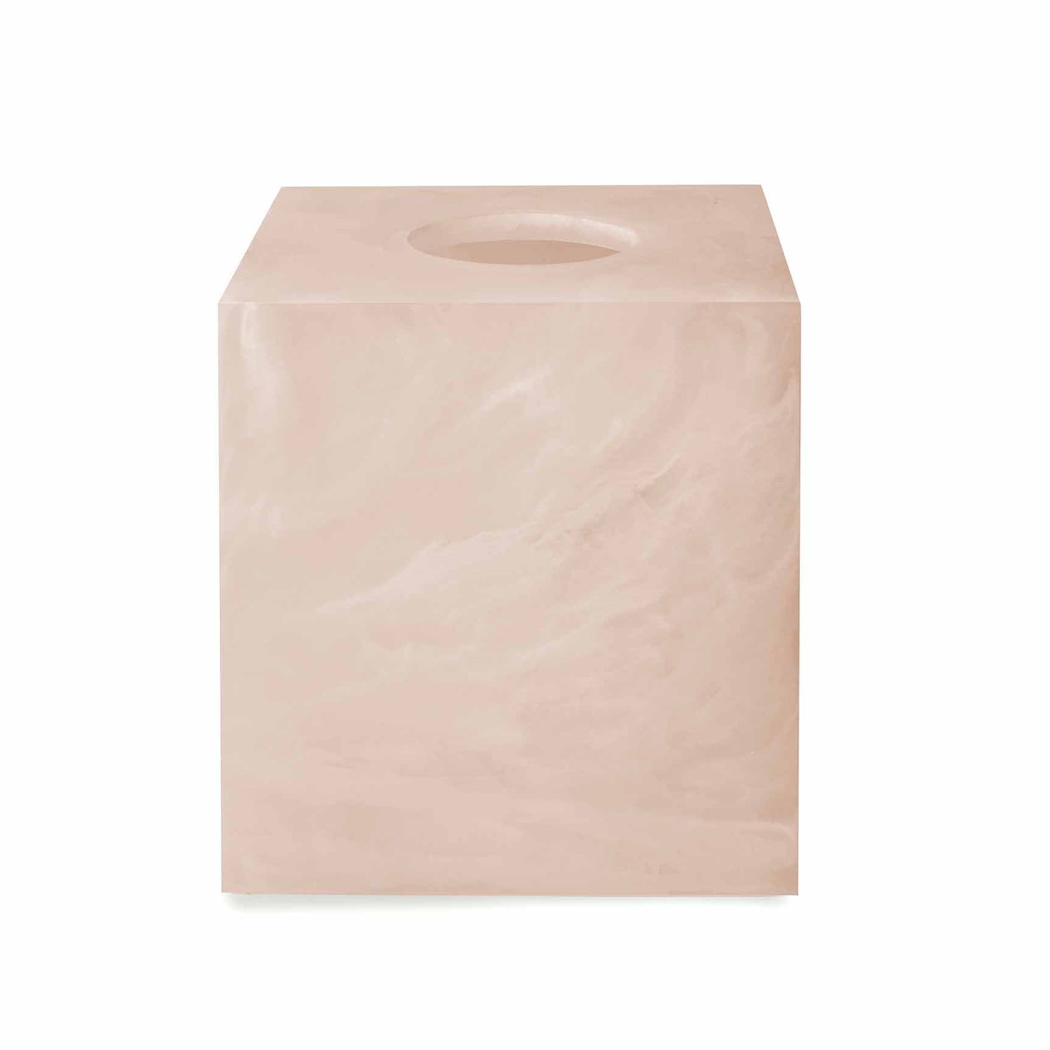 pink marble tissue holder 