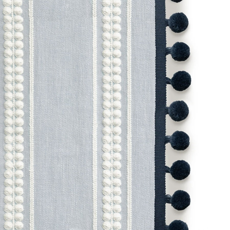 Margot Mist Embroidered Curtain