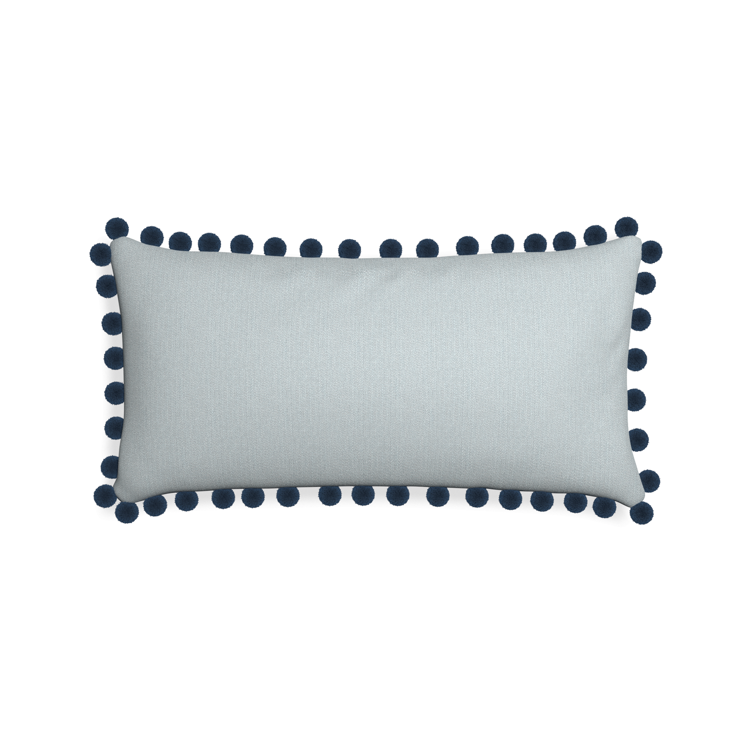 Midi-lumbar sea custom grey bluepillow with c on white background