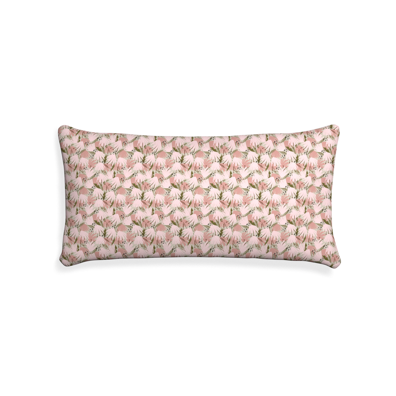 Midi-lumbar eden pink custom pink floralpillow with none on white background