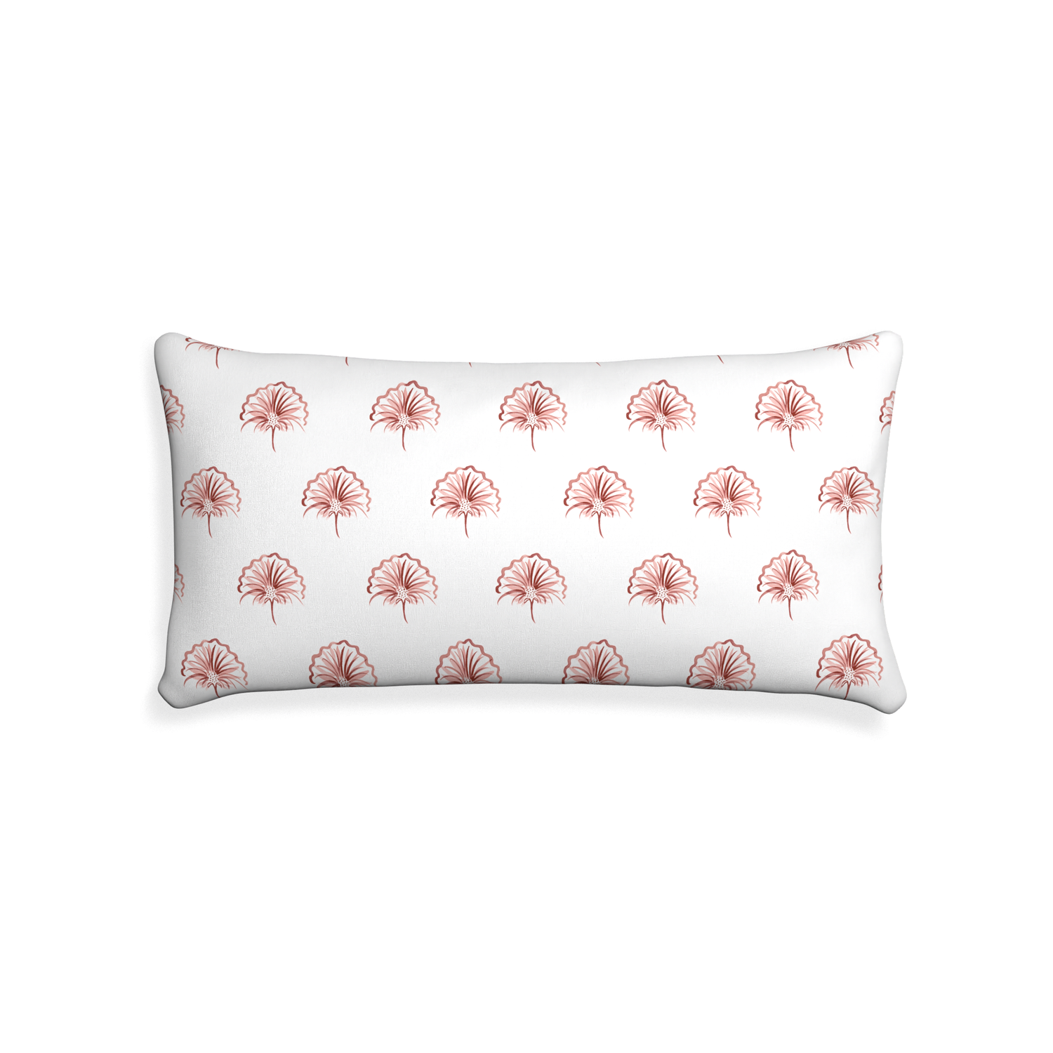 Midi-lumbar penelope rose custom floral pinkpillow with none on white background