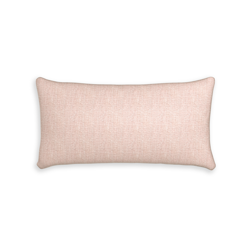 Midi-lumbar dahlia custom pillow with n on white background