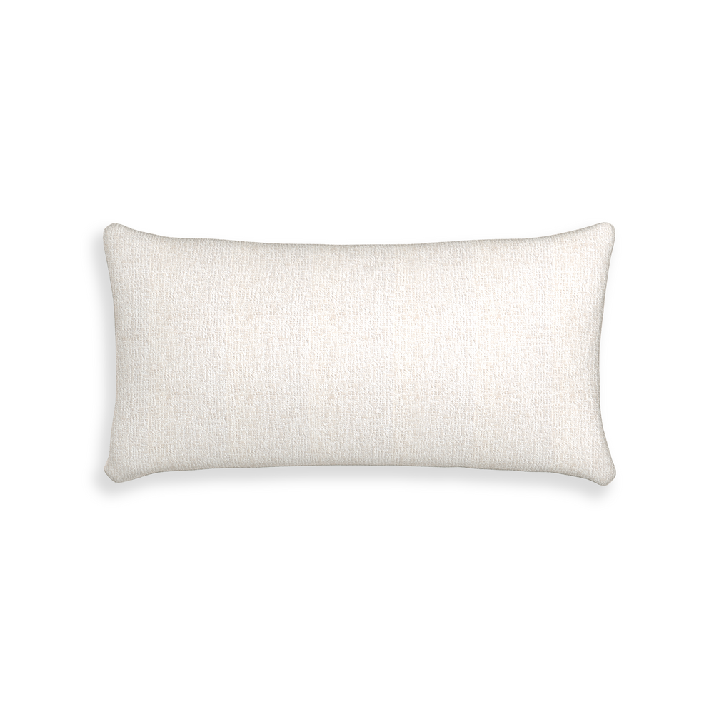 Midi-lumbar sand custom pillow with n on white background