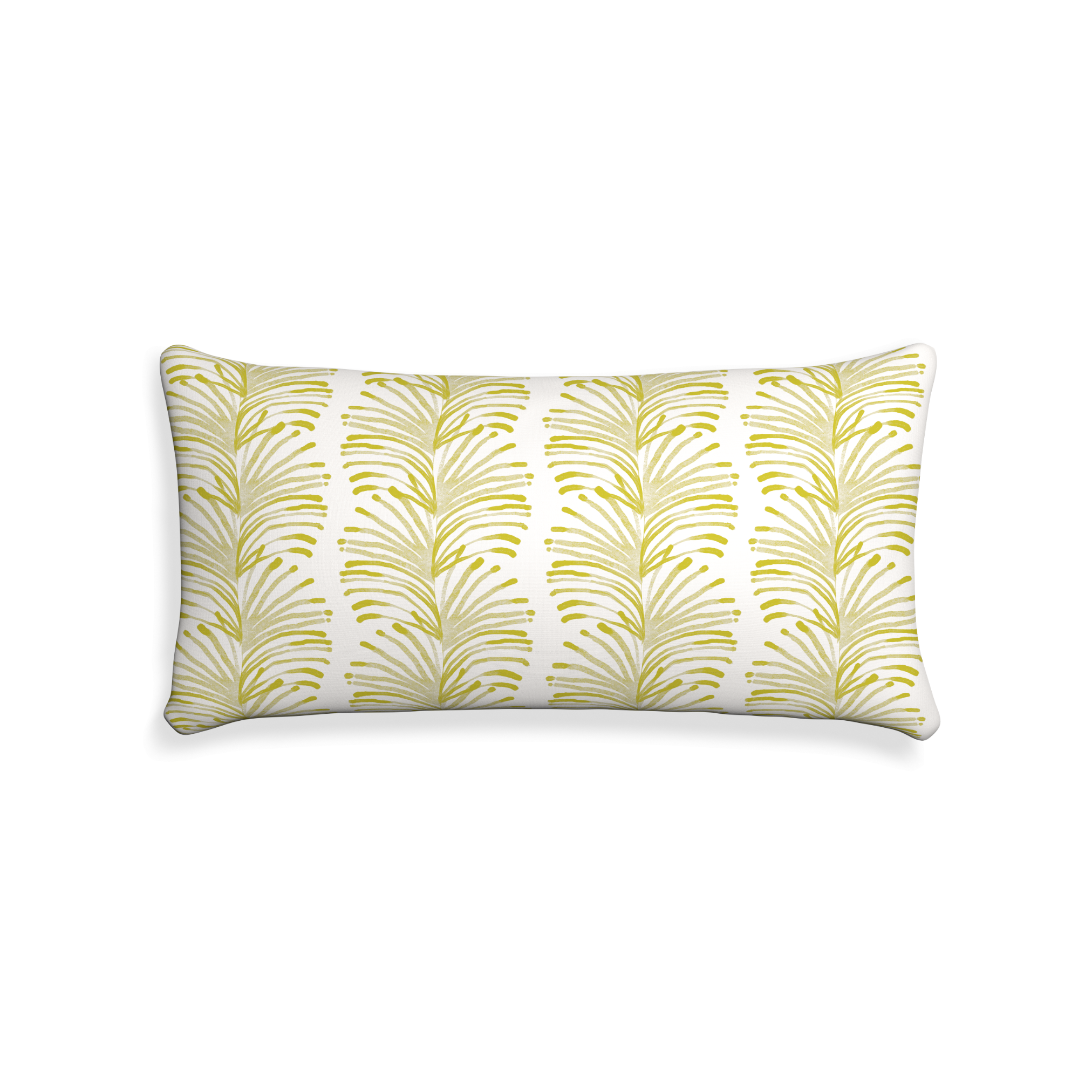 Pillow Printed Cotton Emma Chartreuse Custom