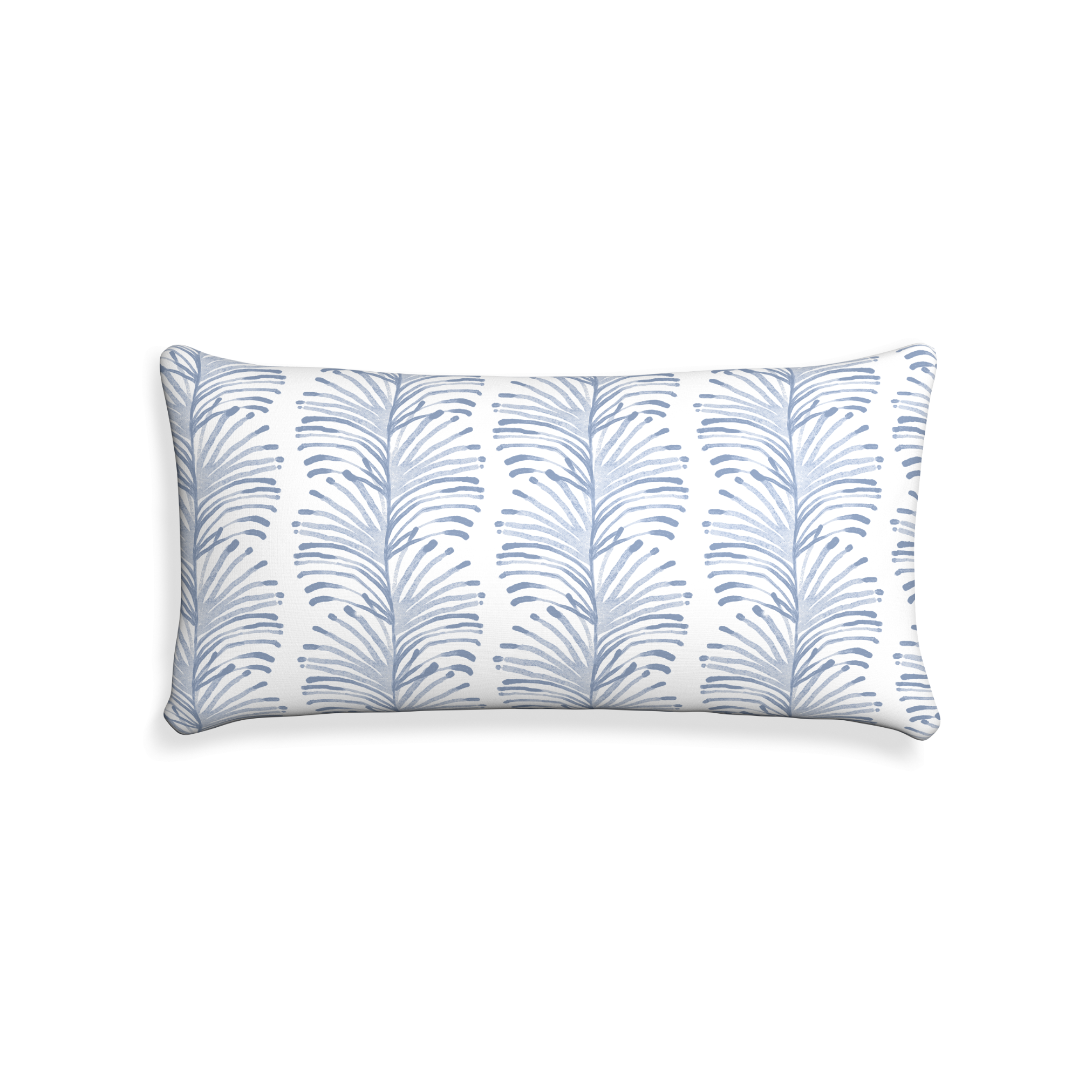 Emma Sky Botanical Stripe Printed Cotton Pillow - Thumbnail 4