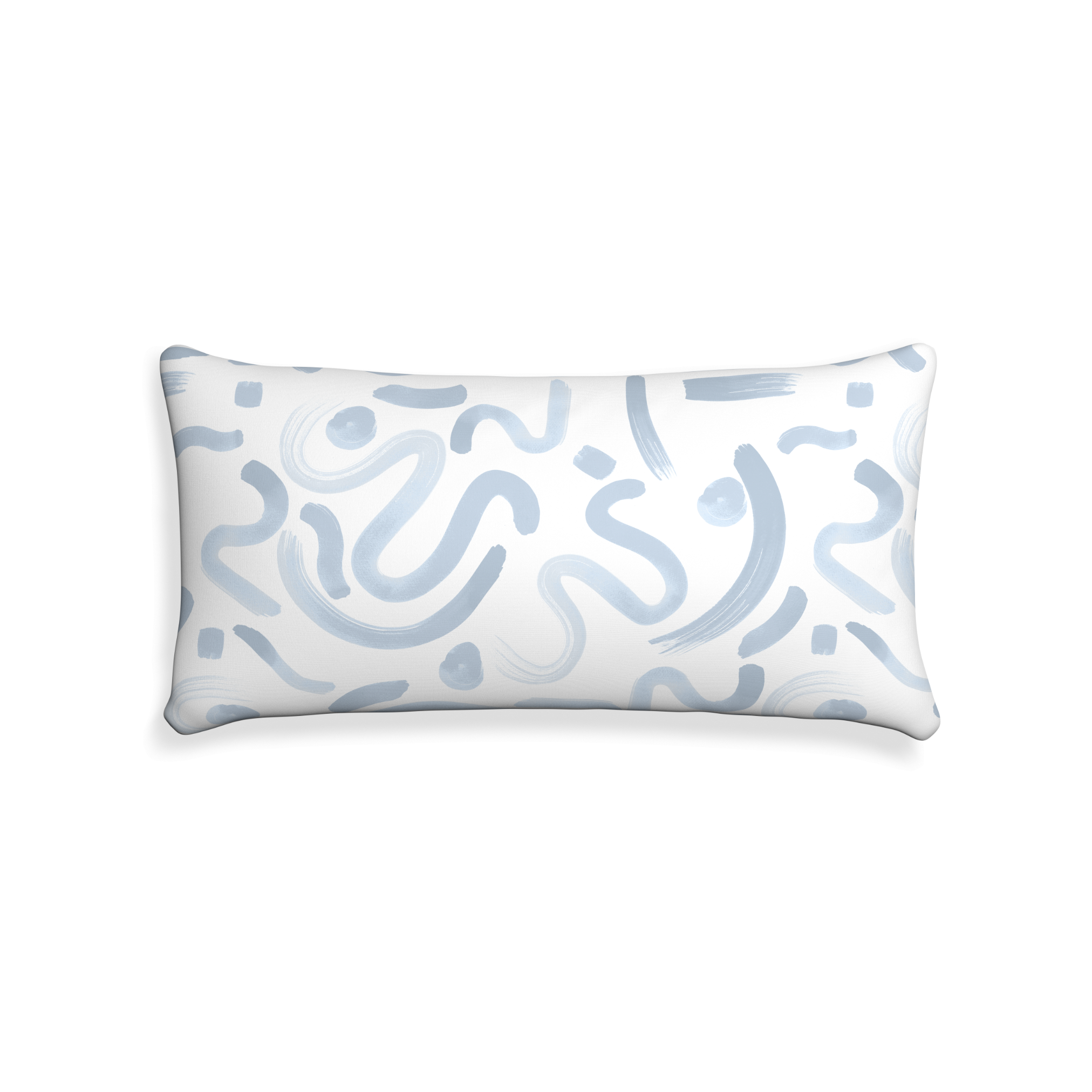 Hockney Sky Printed Cotton Pillow - Thumbnail 5